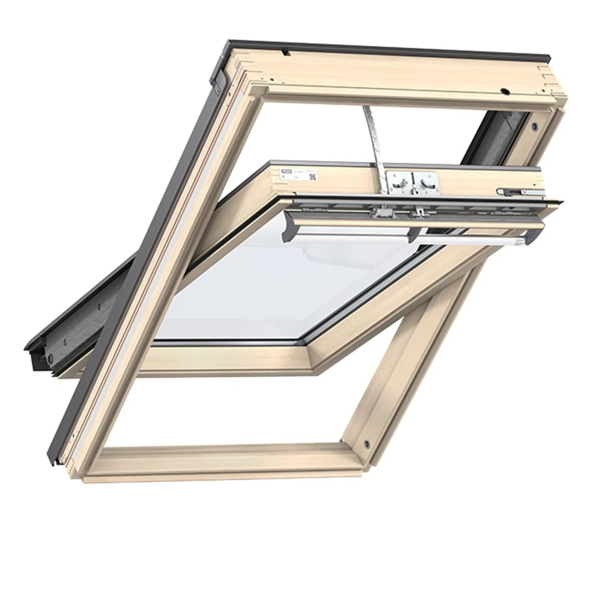 VELUX GGL Roof Window – Electric, Centre-pivot, Pine