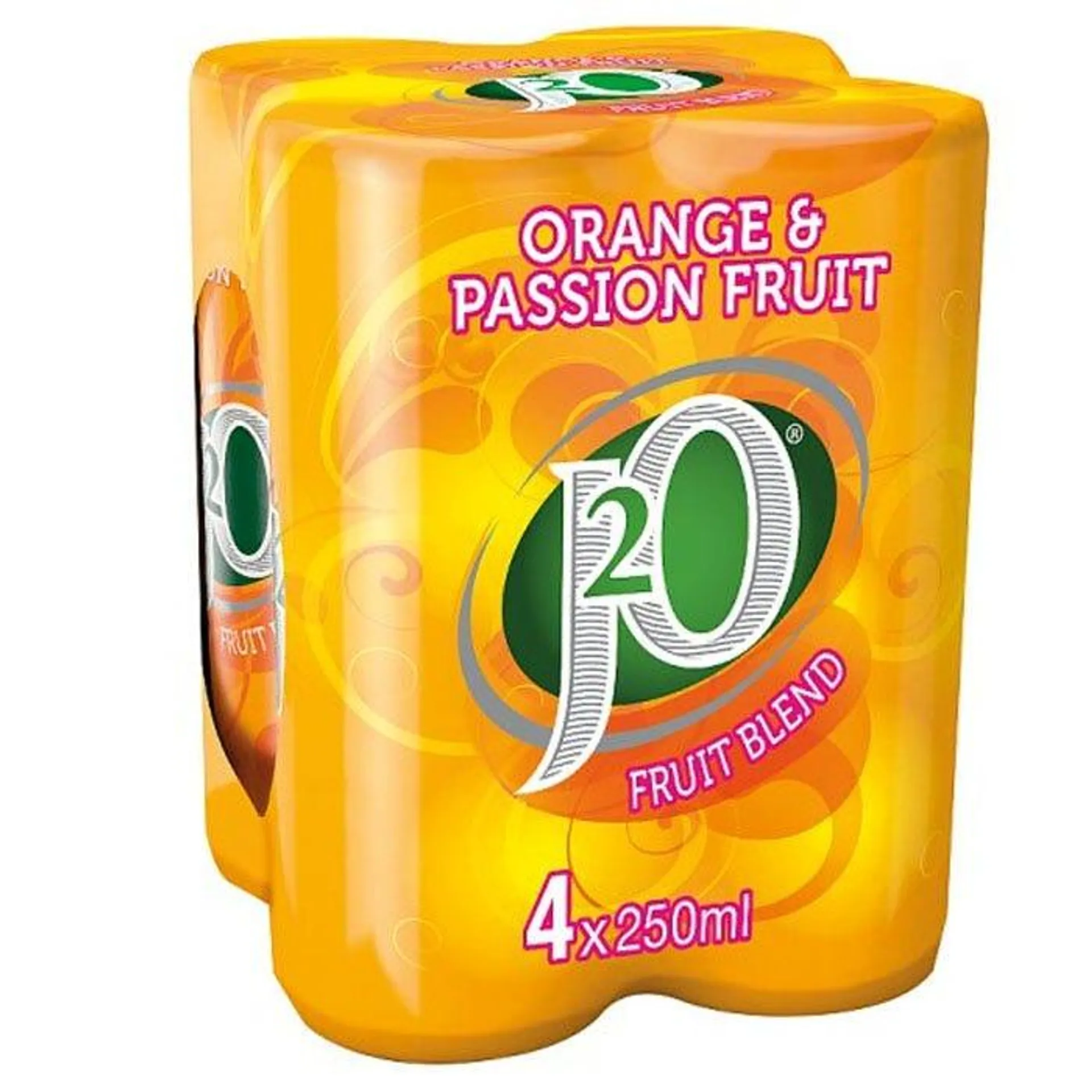 J20 Orange and Passionfruit Can 250ml (Pack of 4)