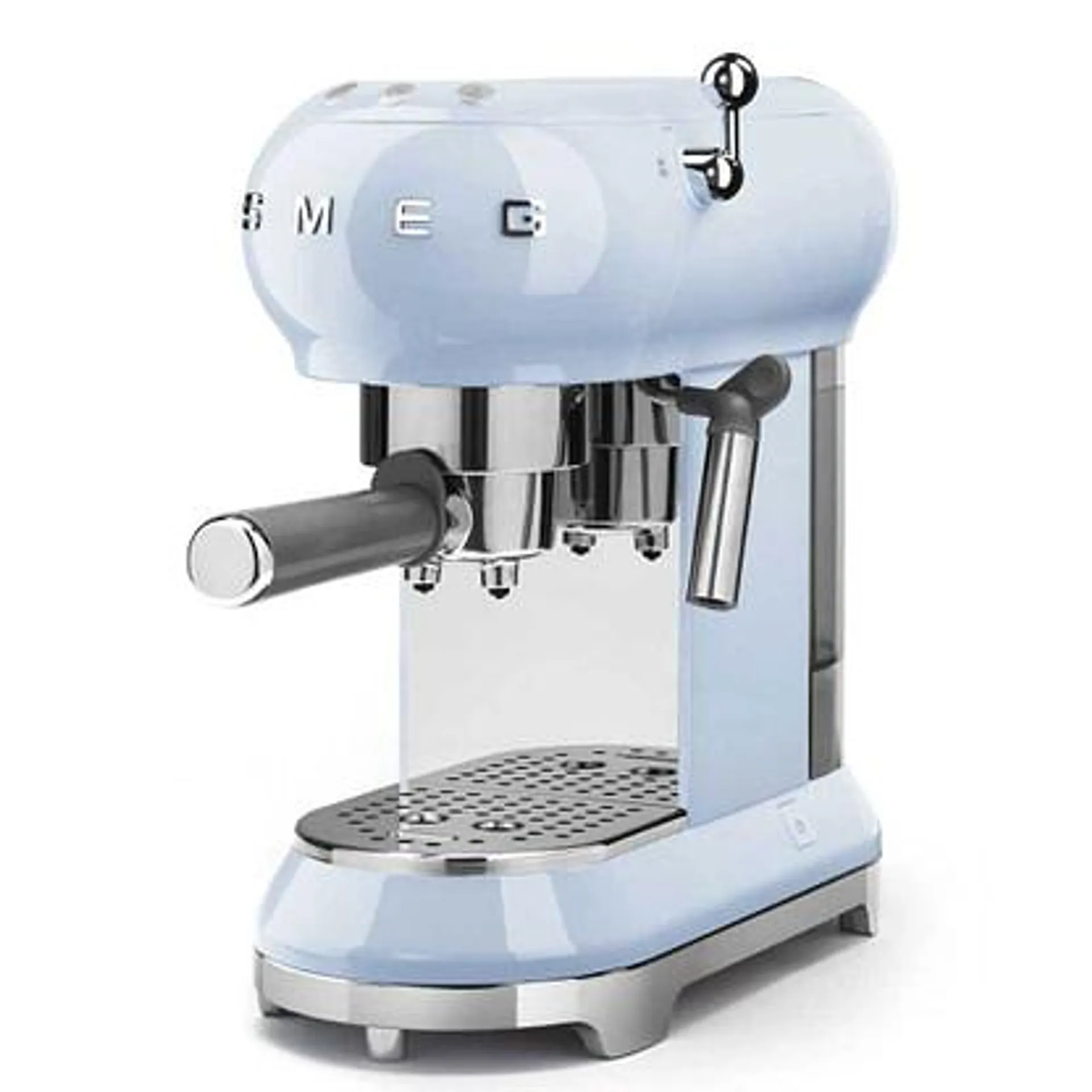 Smeg ECF01PBUK Freestanding Retro Espresso Coffee Machine – PASTEL BLUE