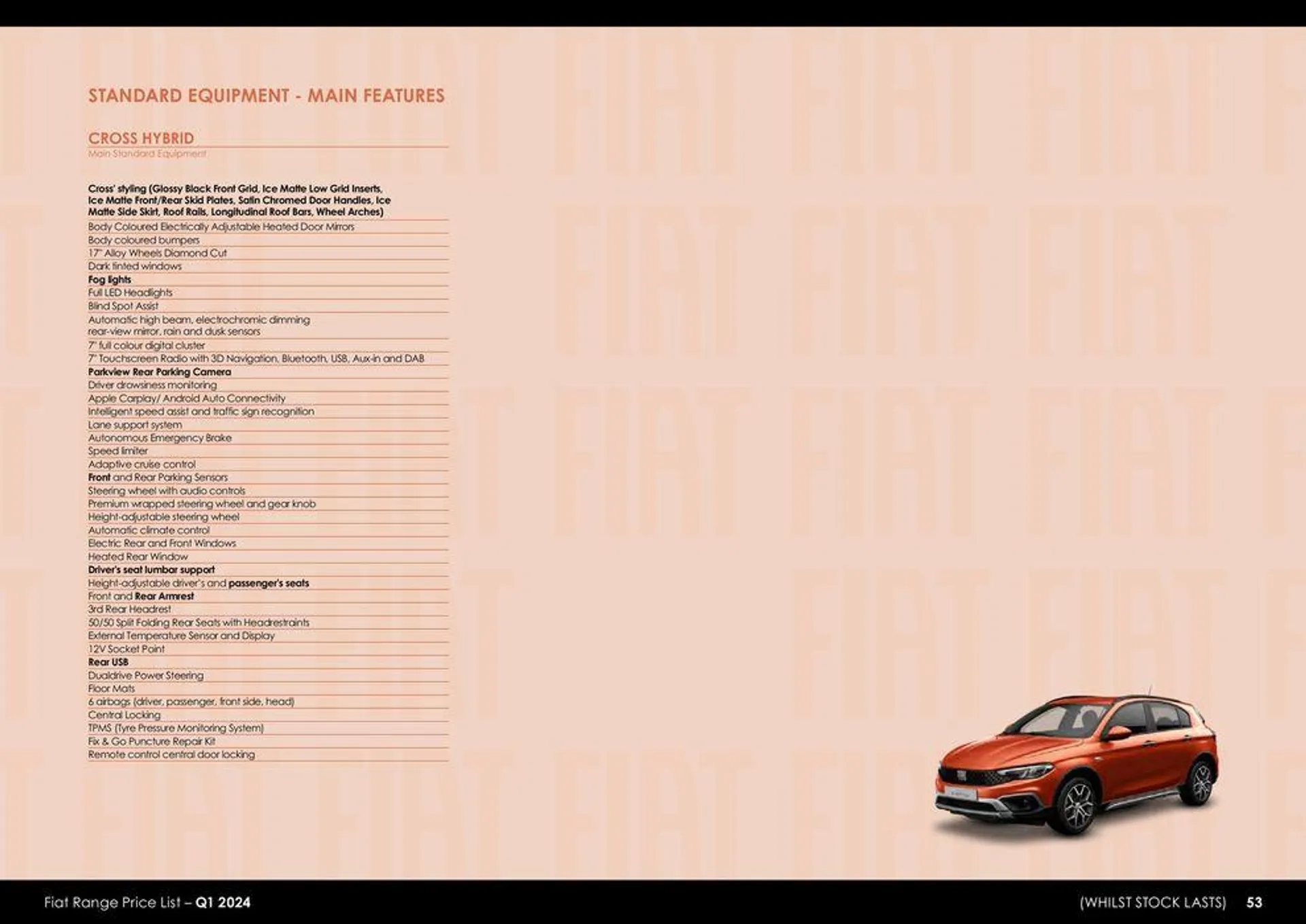 Fiat Range Price List 2024 - 53