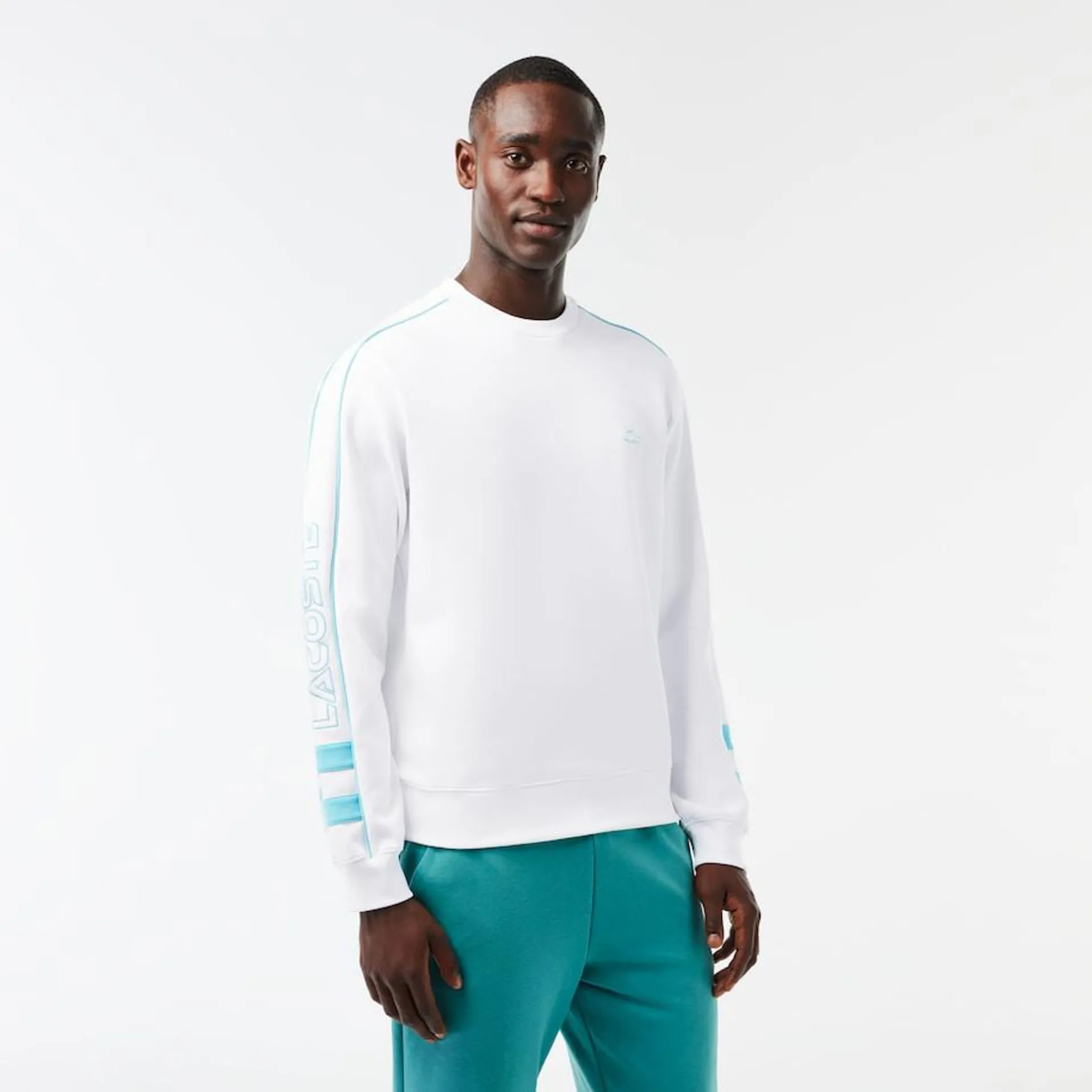 Embroidered Double Sided Cotton Jogger Sweatshirt