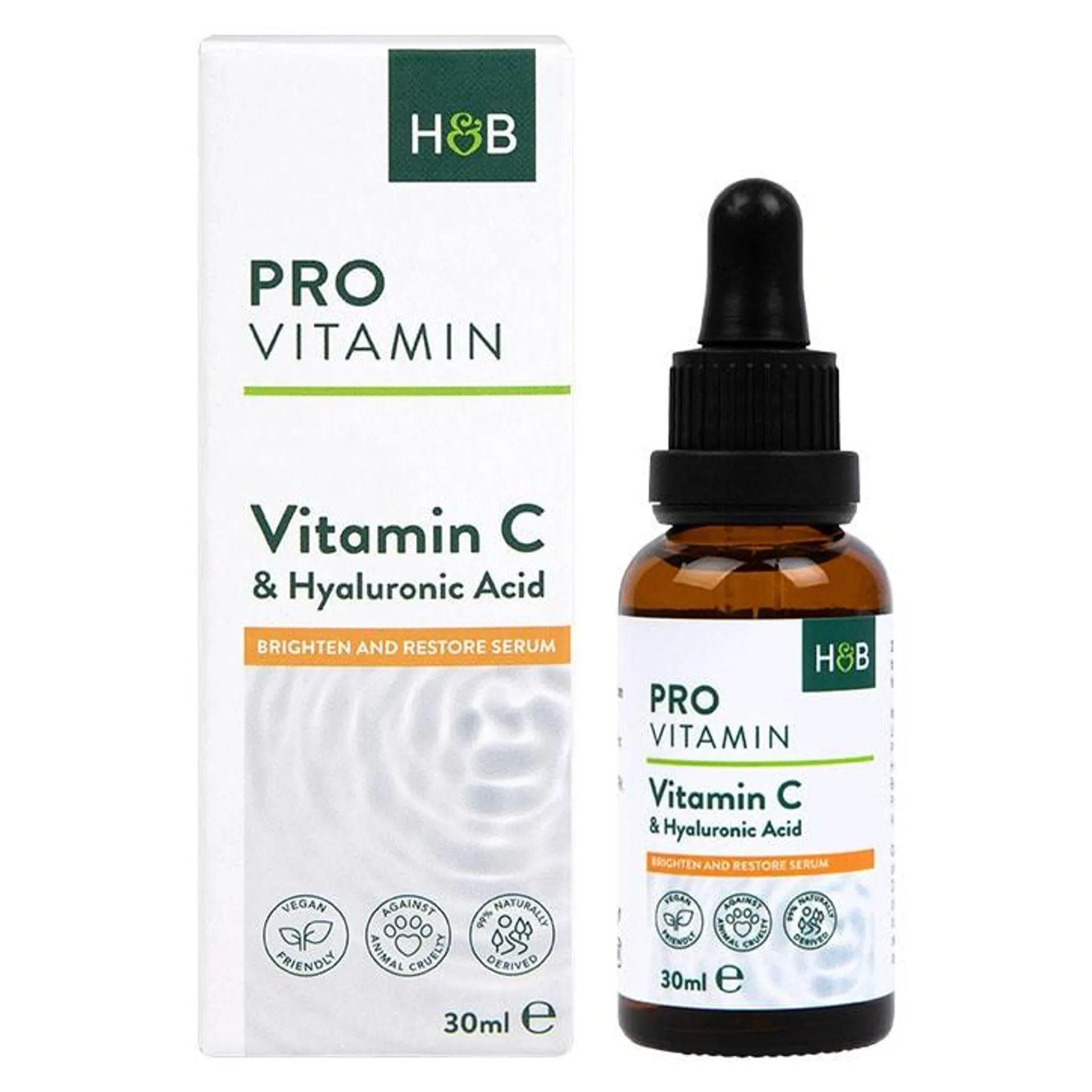 Holland & Barrett Vitamin C + Hyaluronic Acid Serum 30ml