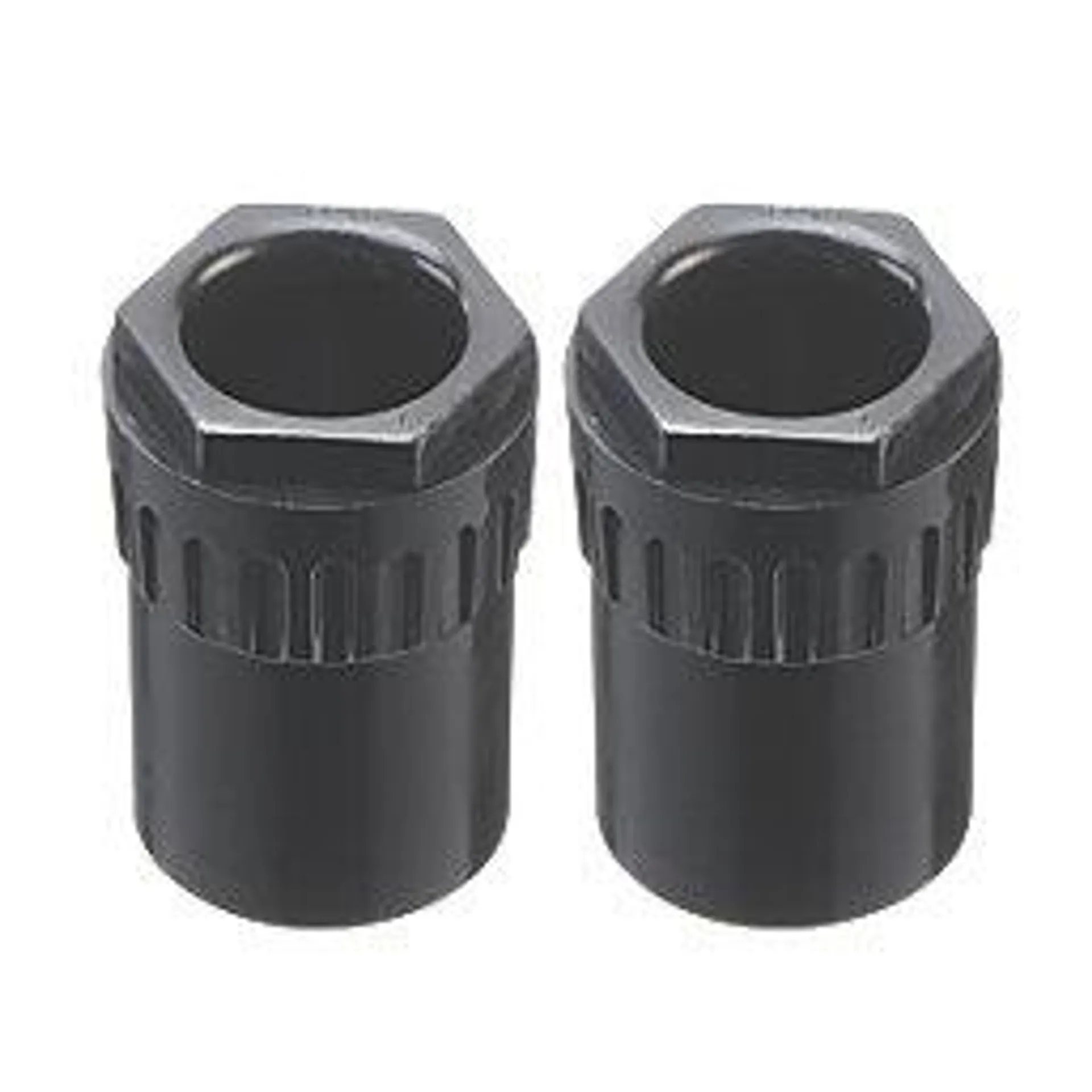 Deta TTE Female Conduit Adaptors 20mm Black 2 Pack