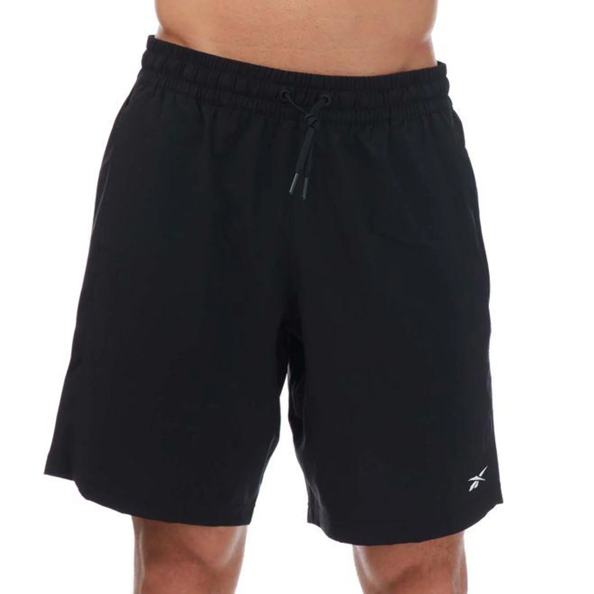 Reebok Mens Workout Ready Woven Shorts in Black