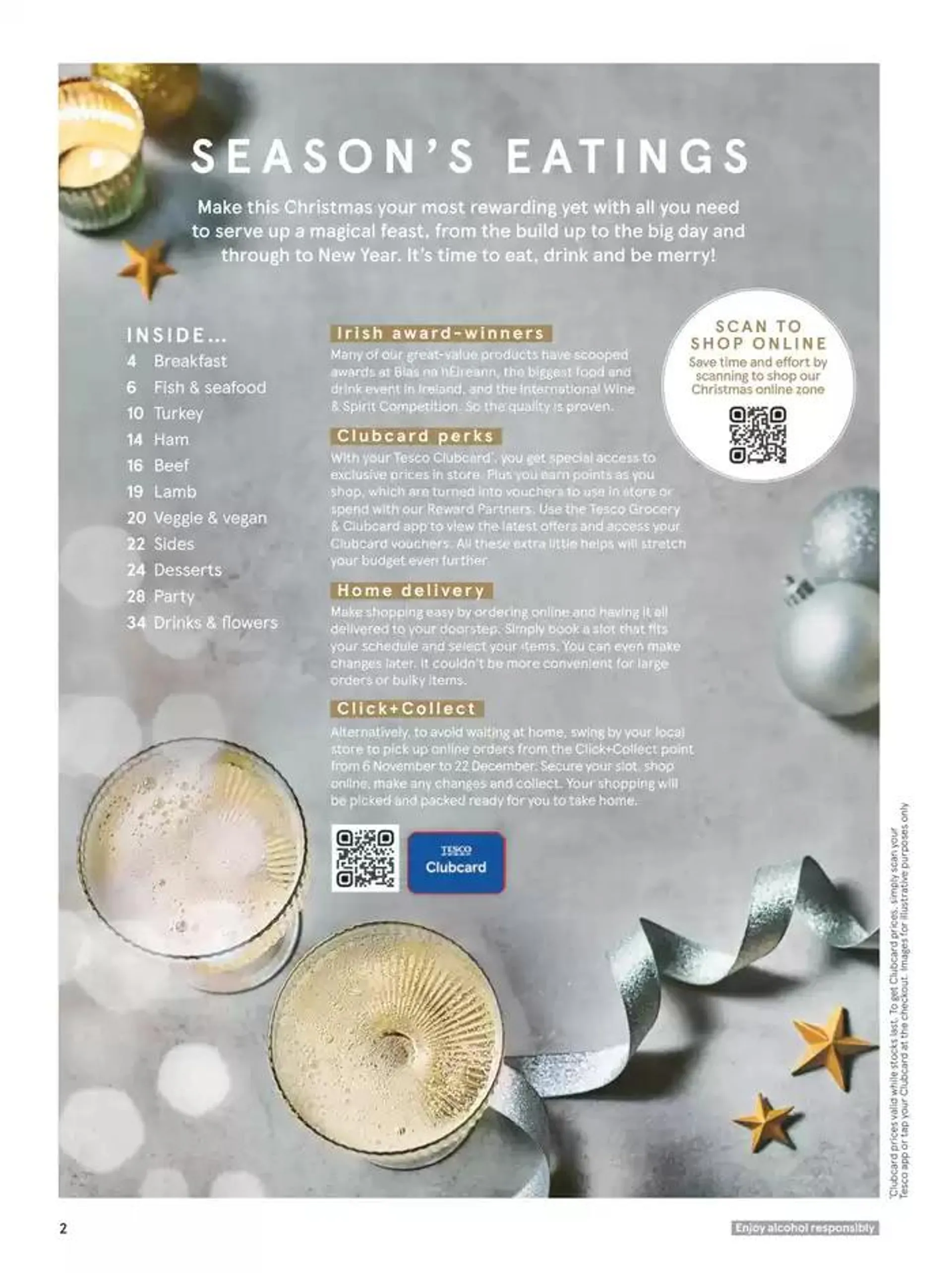 Tesco Festive Food To Share ROI 2024 from 29 November to 31 December 2024 - Catalogue Page 2