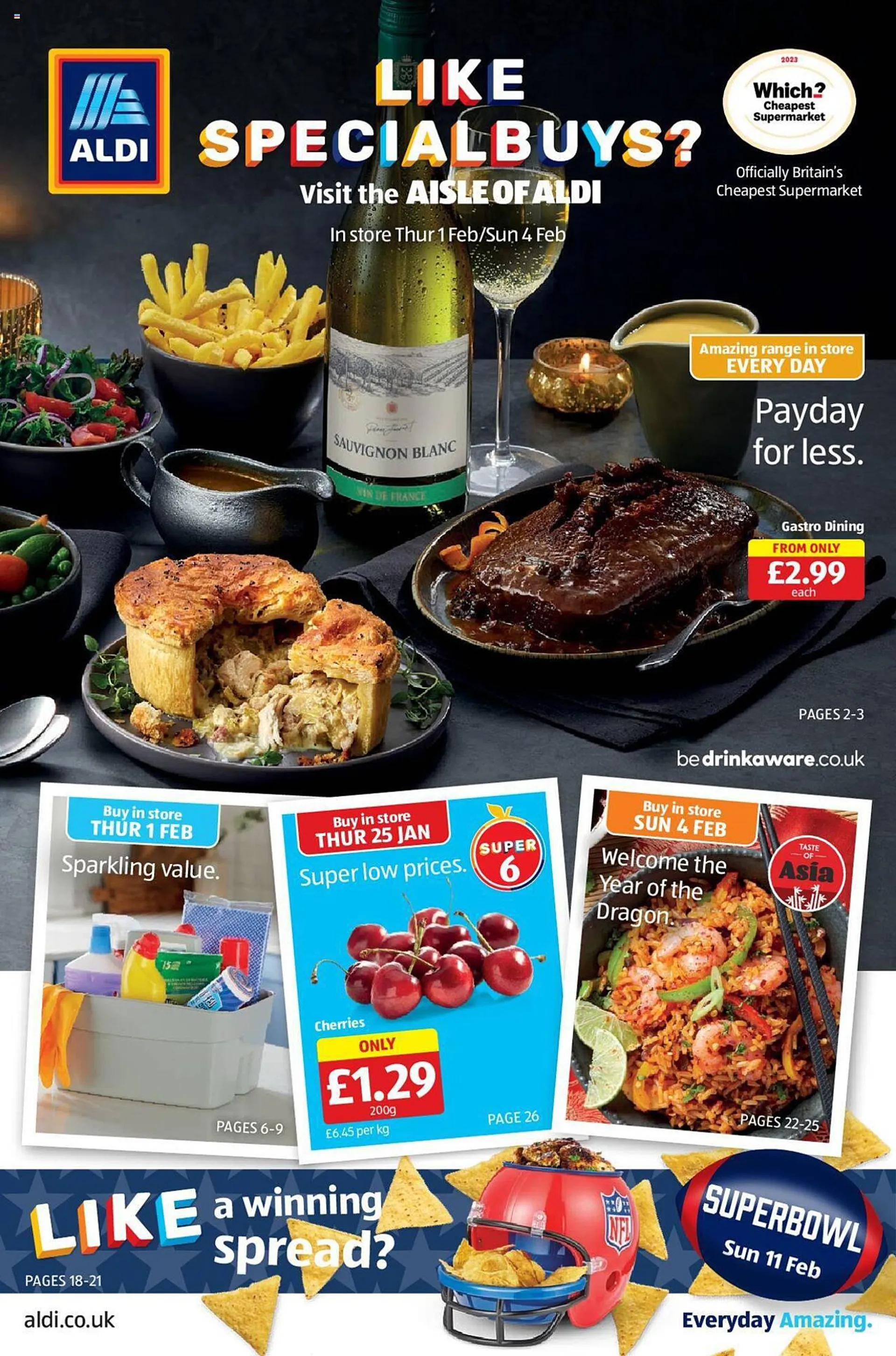 Aldi leaflet from 1 February to 4 February 2024 - Catalogue Page 