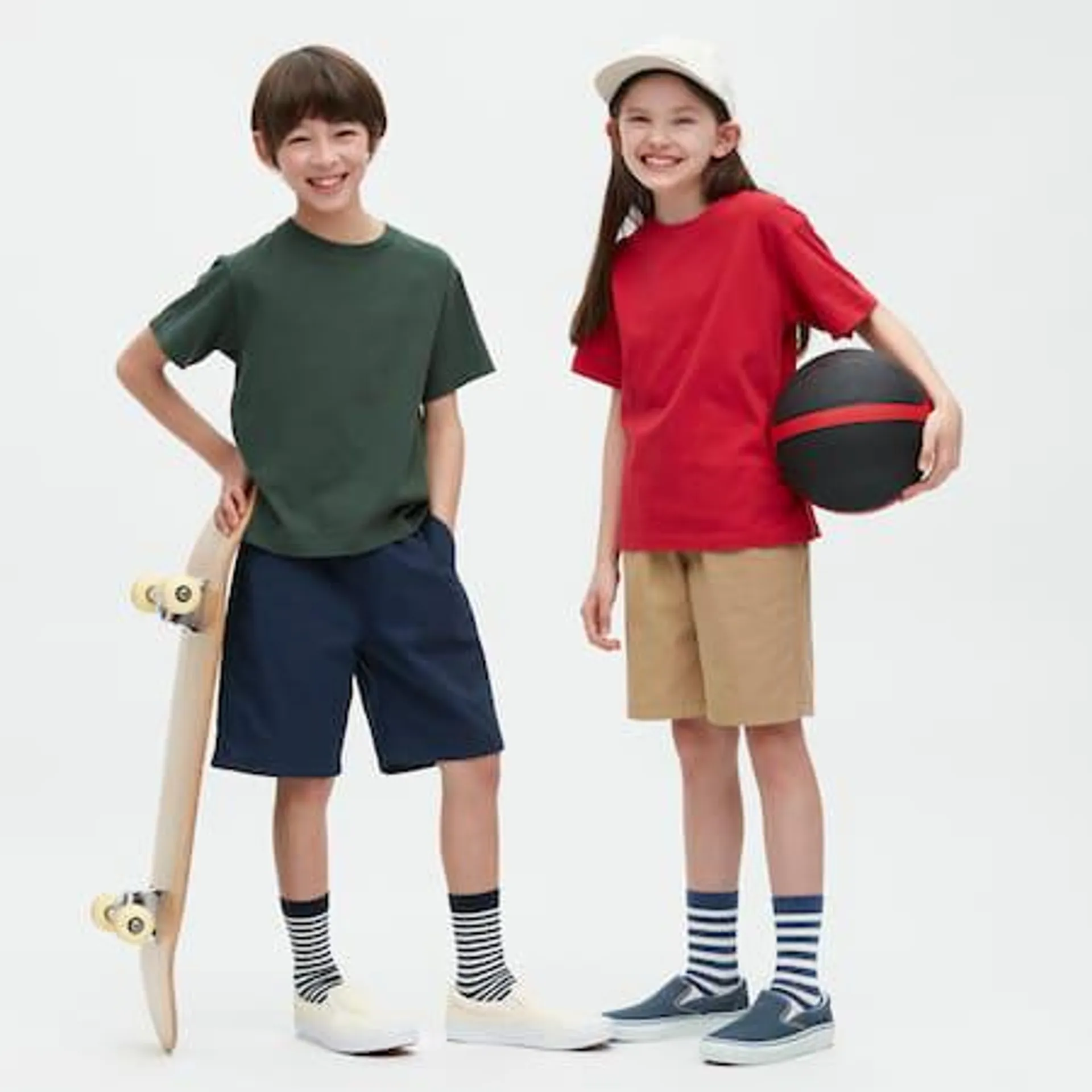 Kids Cotton Twill Easy Shorts