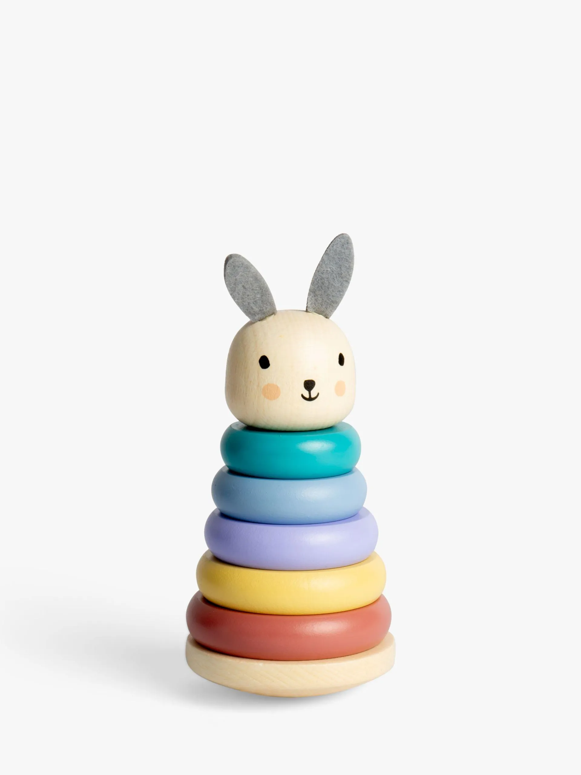 Wooden Bunny Stacker Toy, FSC-Certified Wood