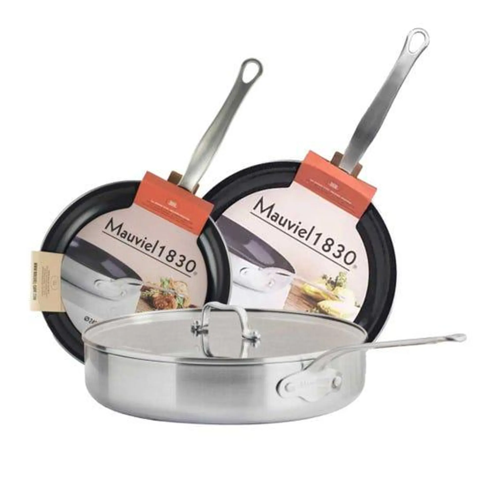 Mauviel Tri-ply Frypan and Skillet Set