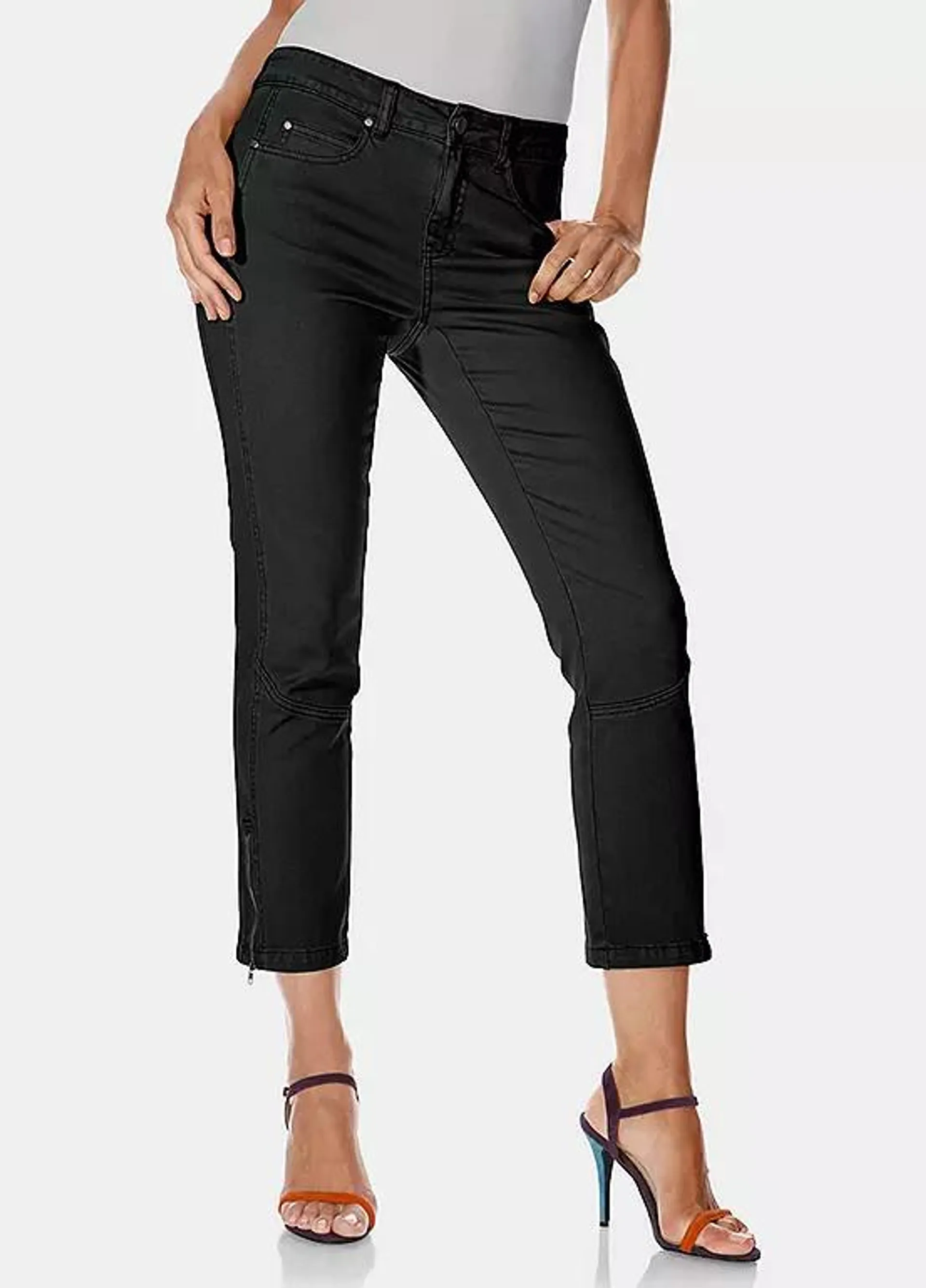 Heine Tummy Trimming Cropped Trousers