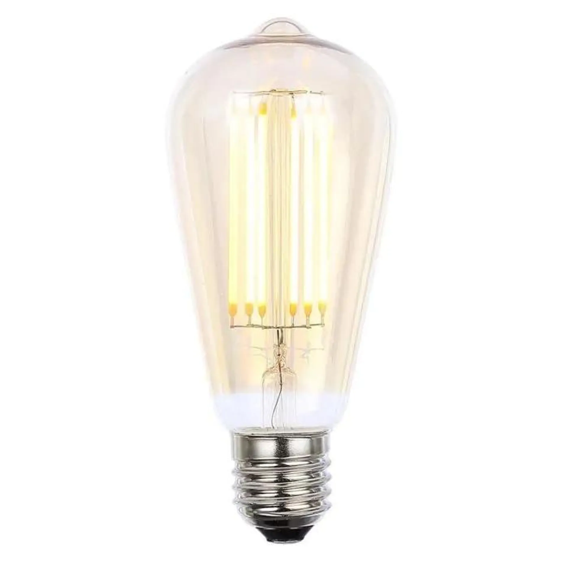 6W LED ES E27 Vintage Filament Teardrop Bulb, Tinted
