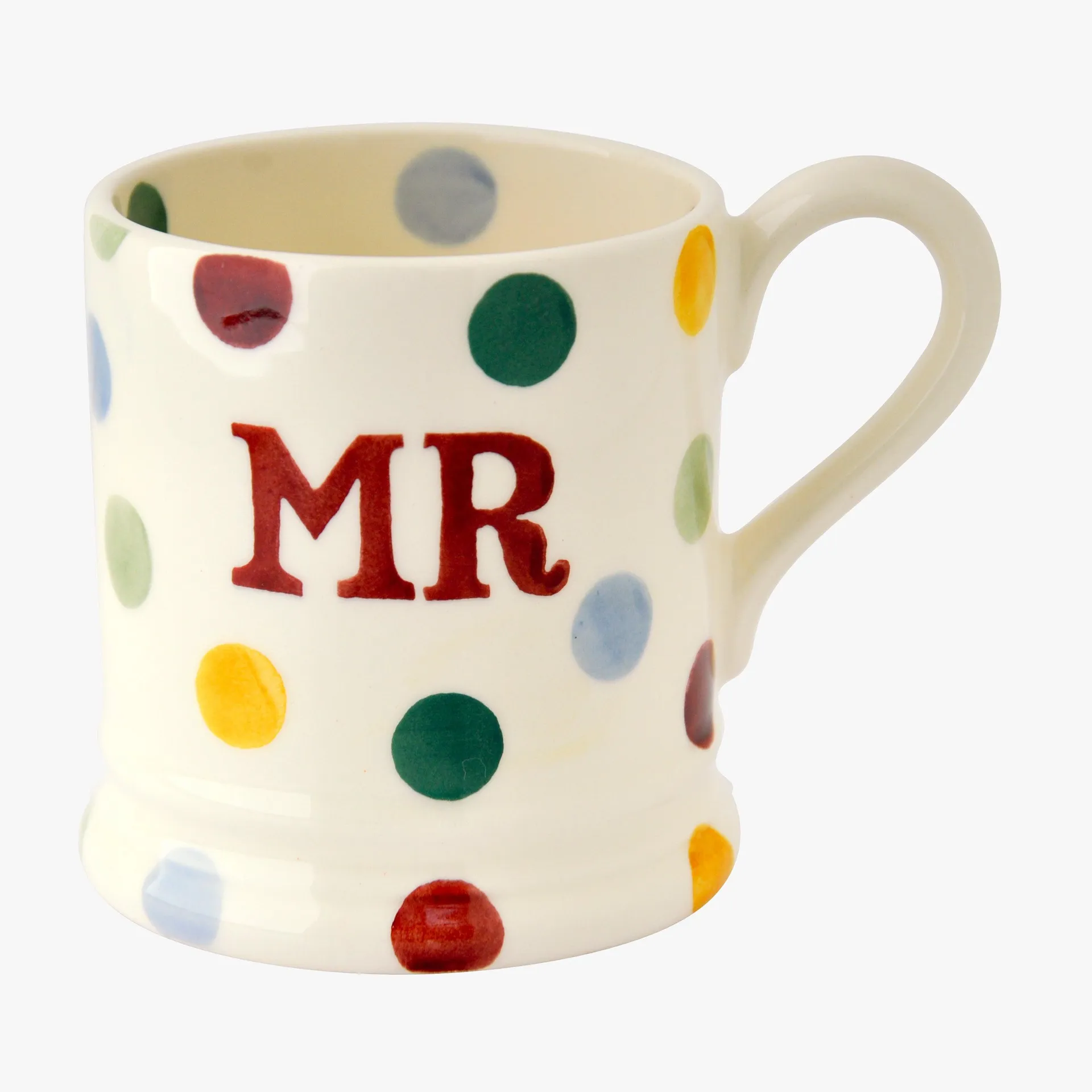 Seconds Polka Dot Mr 1/2 Pint Mug