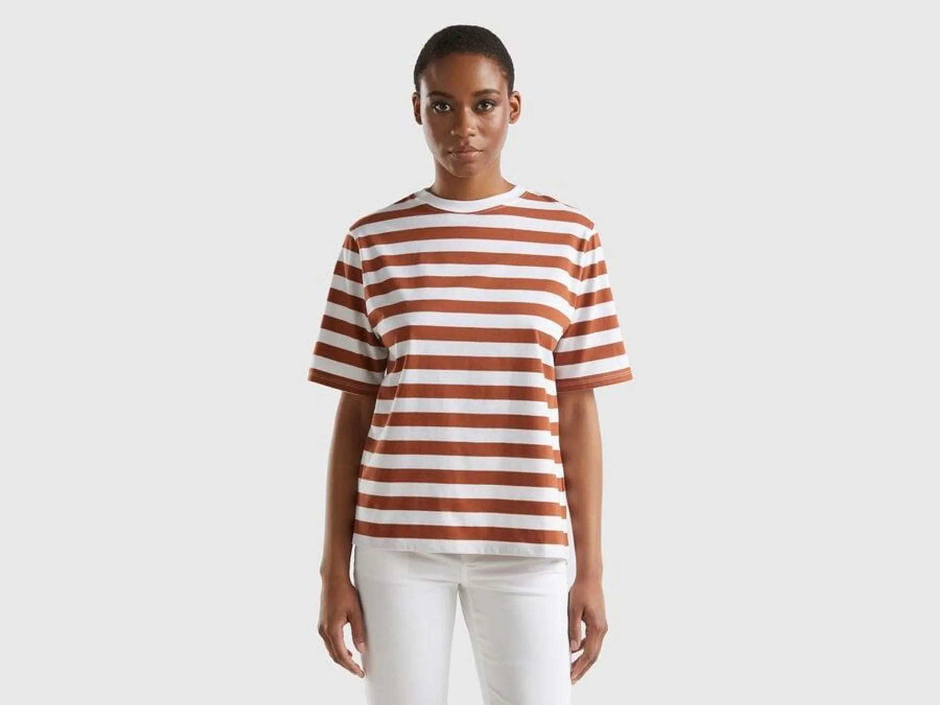 Striped comfort fit t-shirt