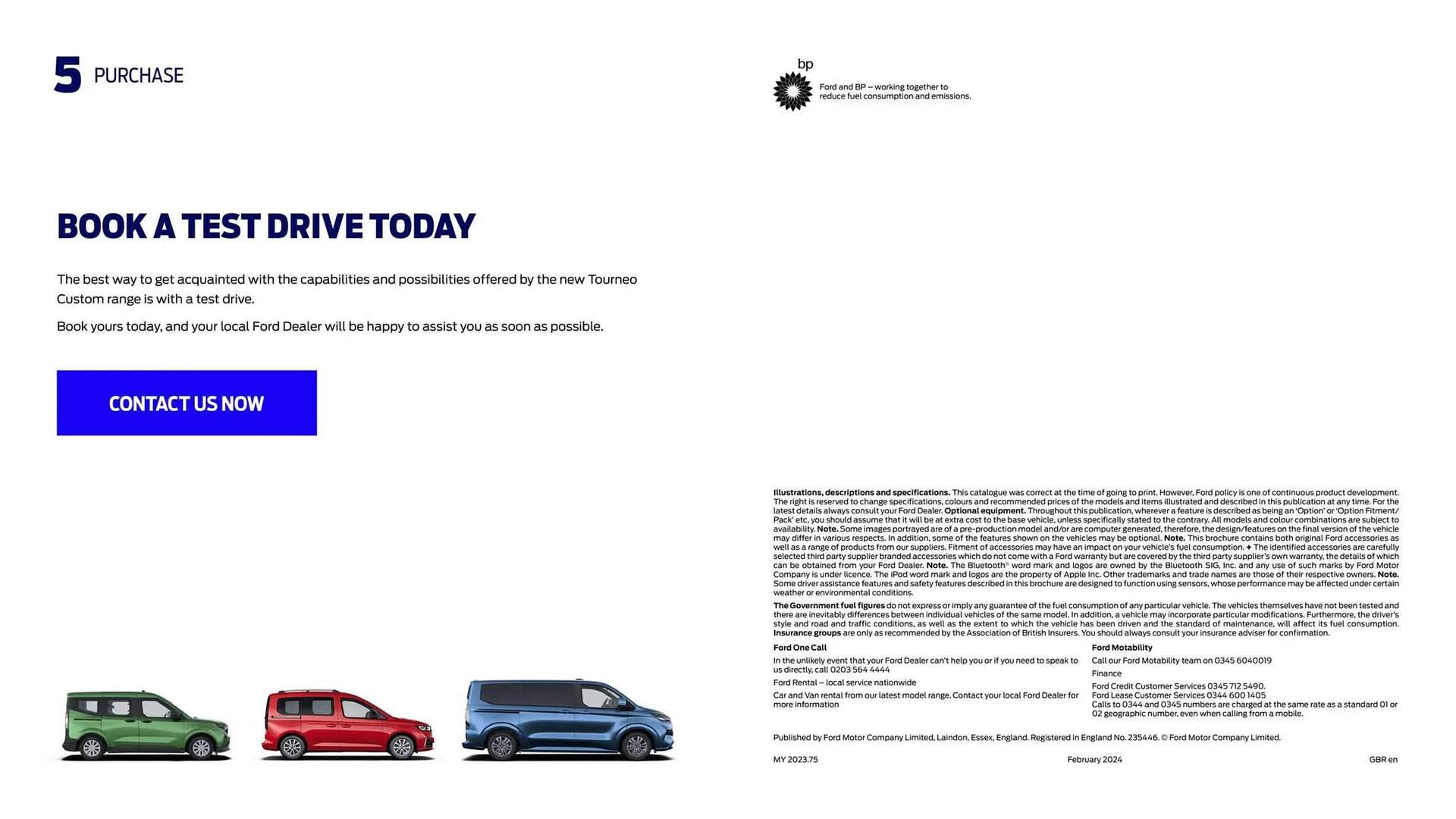 Ford leaflet from 1 March to 31 August 2024 - Catalogue Page 40