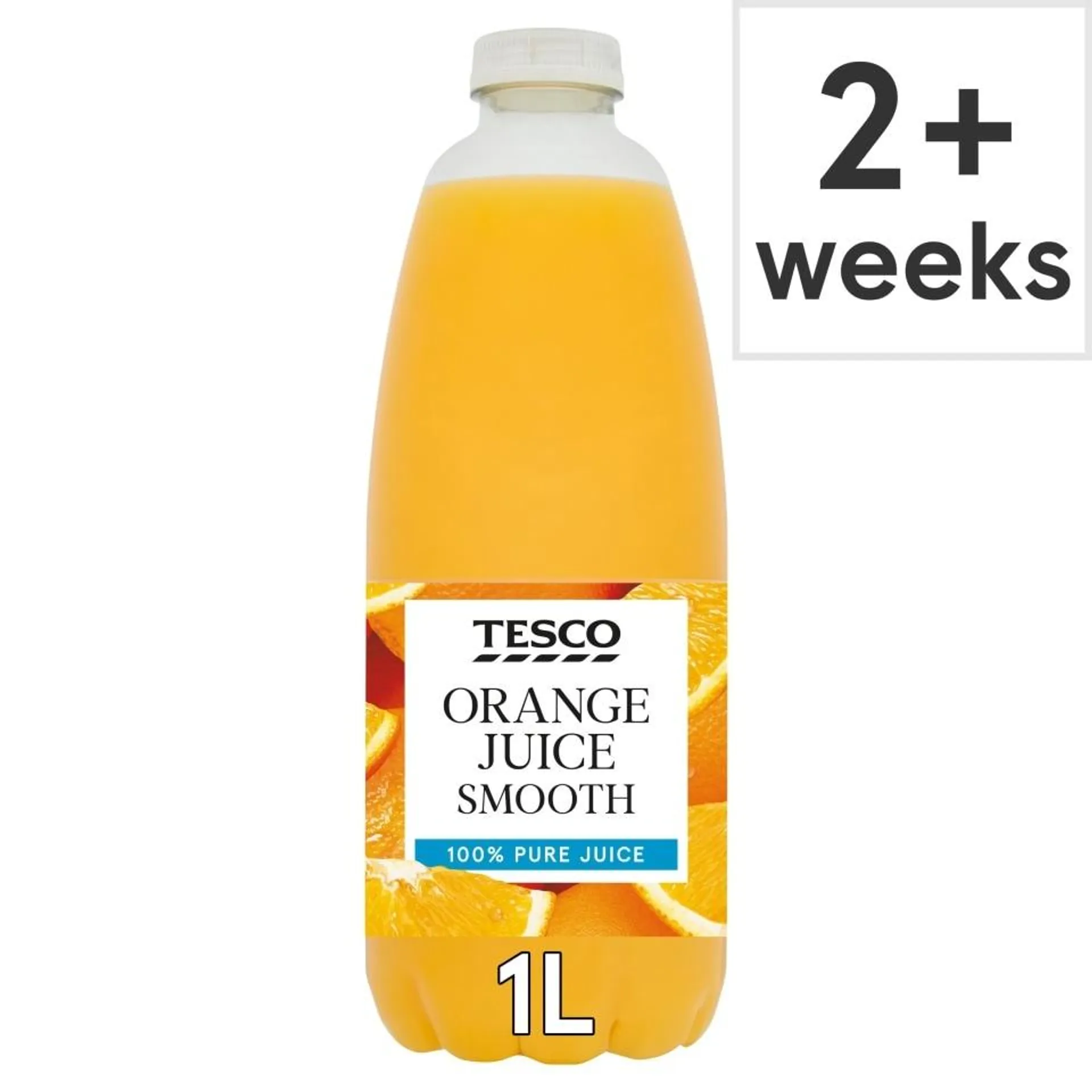 Tesco 100% Pure Orange Juice Smooth 1 Litre