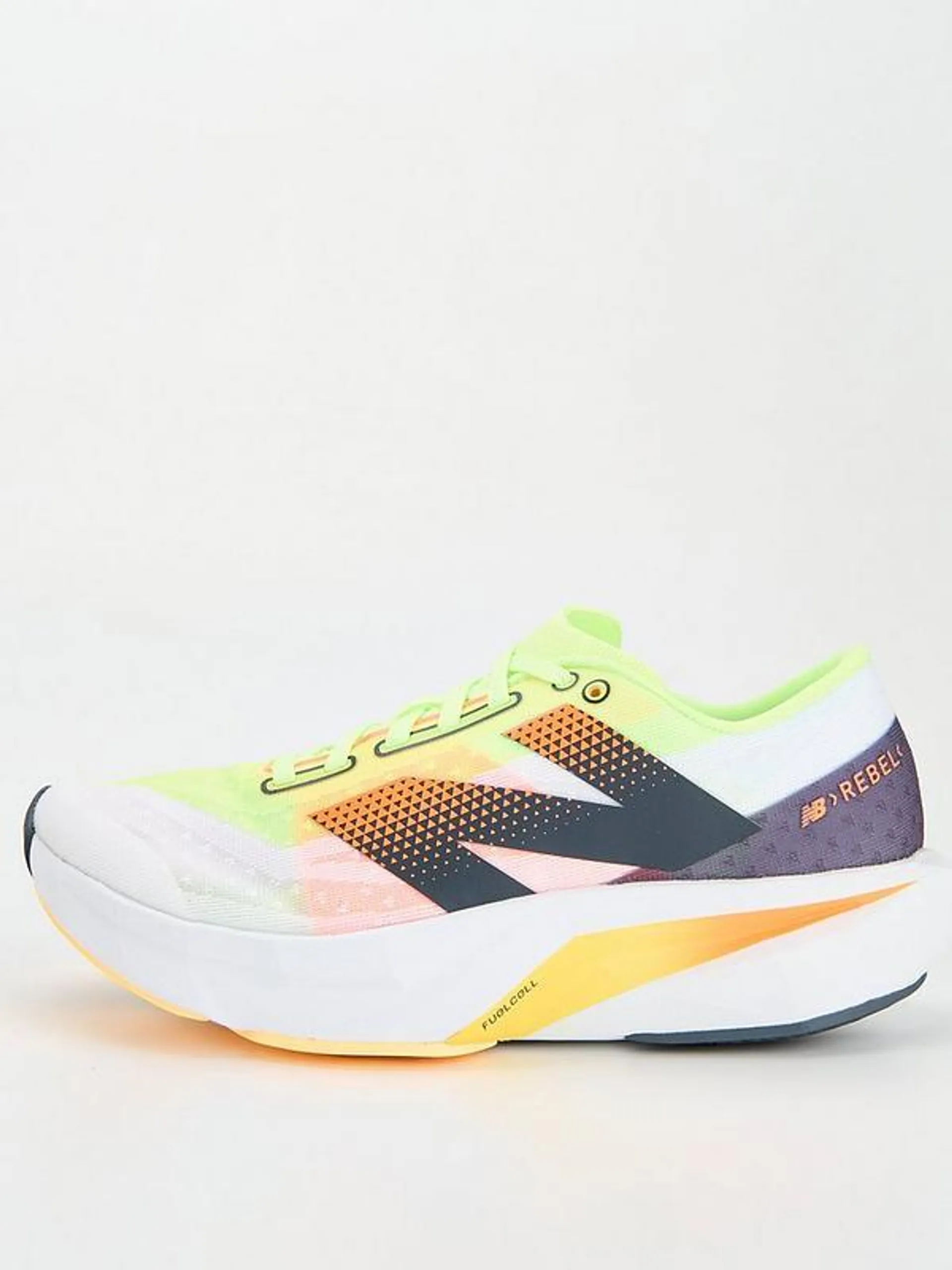 Women's Running FuelCell Rebel V4 Trainers - White/Yellow