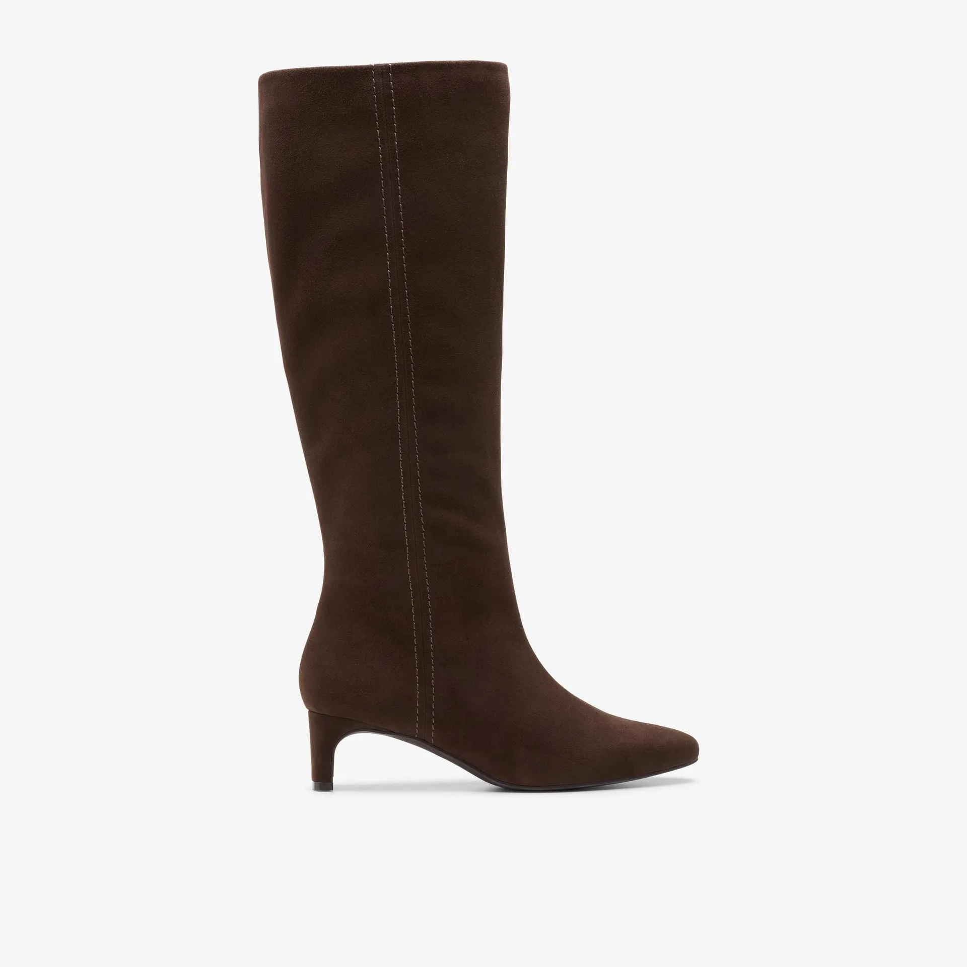 Edina Tall Dark Brown Suede