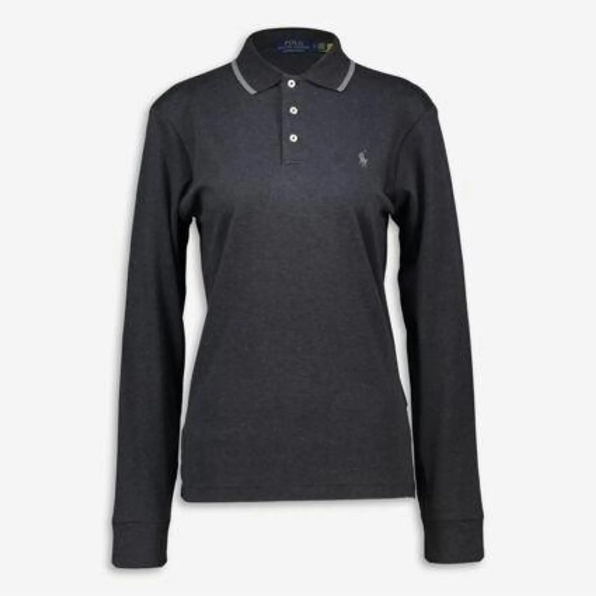 Grey Interlock Polo Shirt