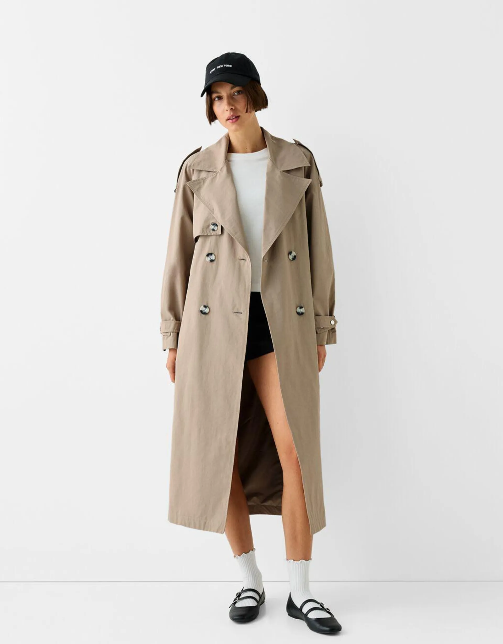 Oversize trench coat