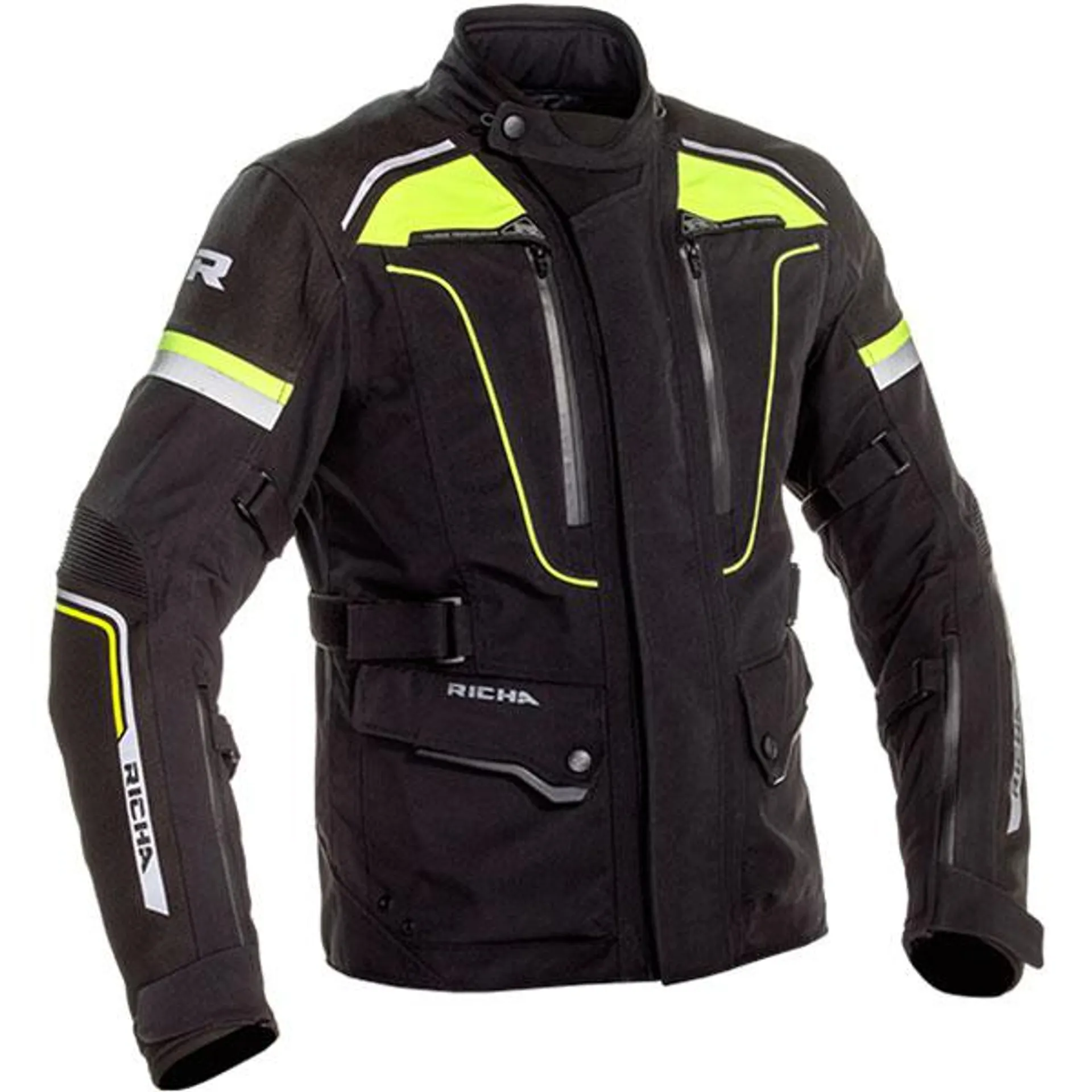 Richa Infinity 2 Pro Textile Jacket - Black / Fluo Yellow