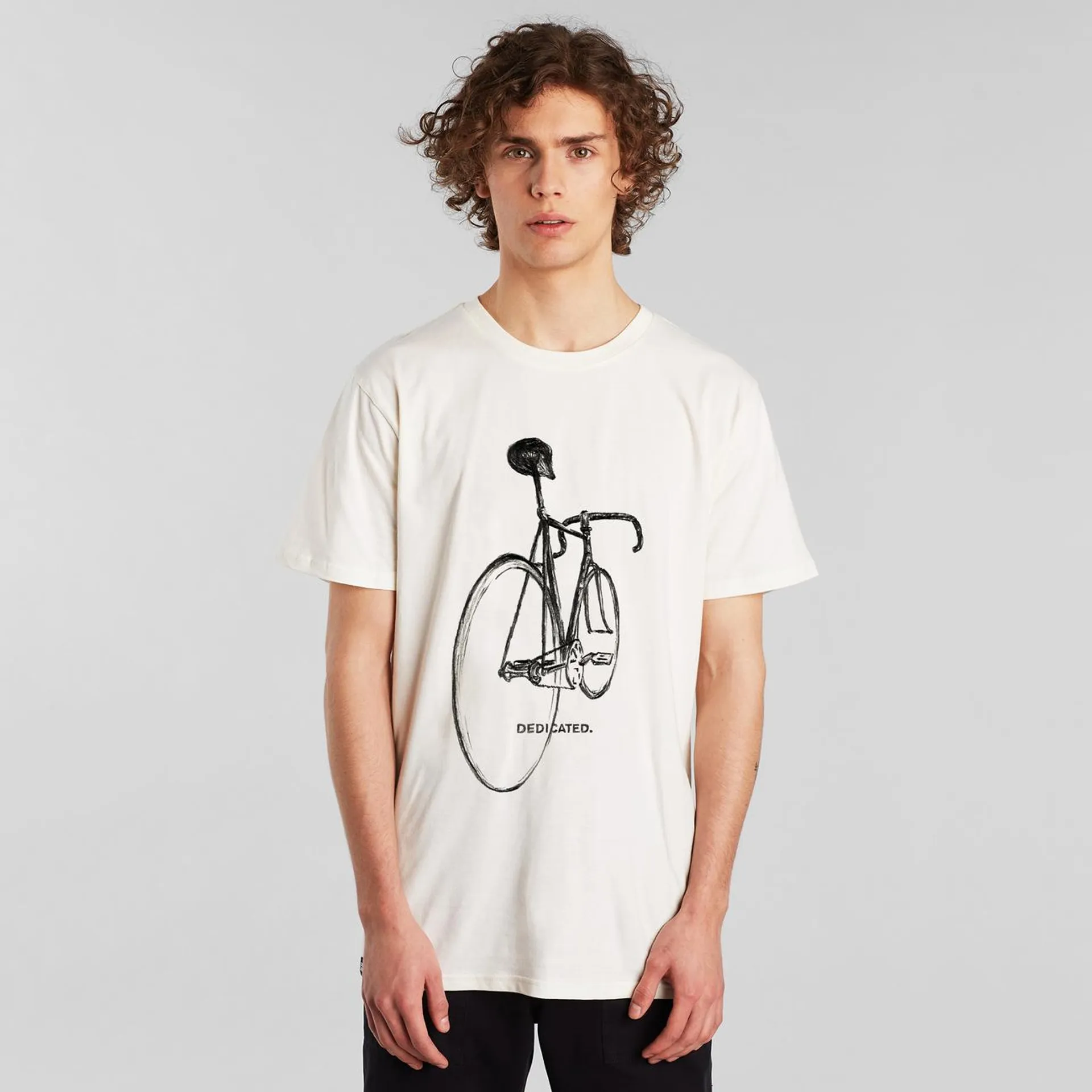 T-shirt Stockholm Pencil Bike Off-White