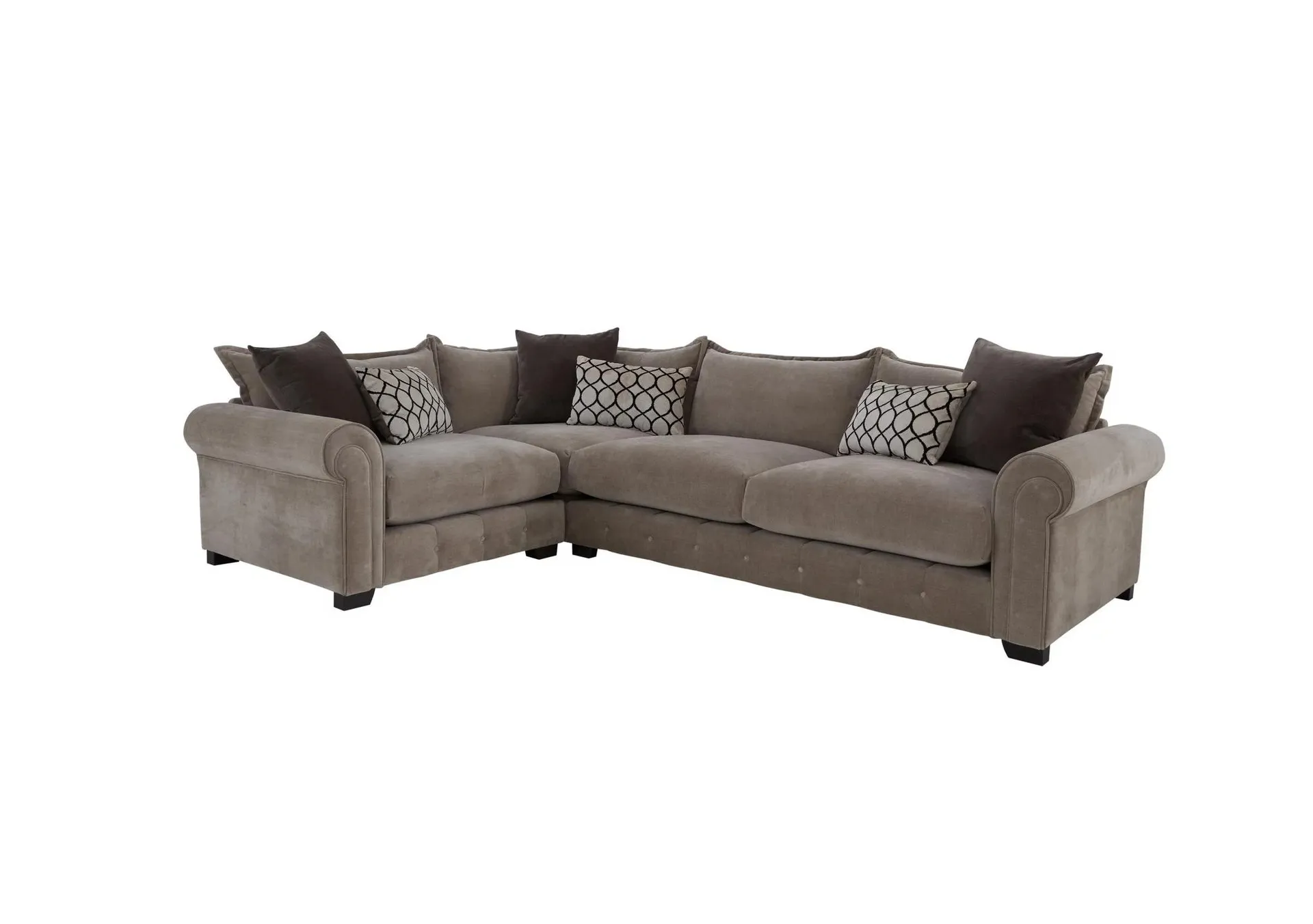 Sumptuous Medium Fabric Corner Sofa