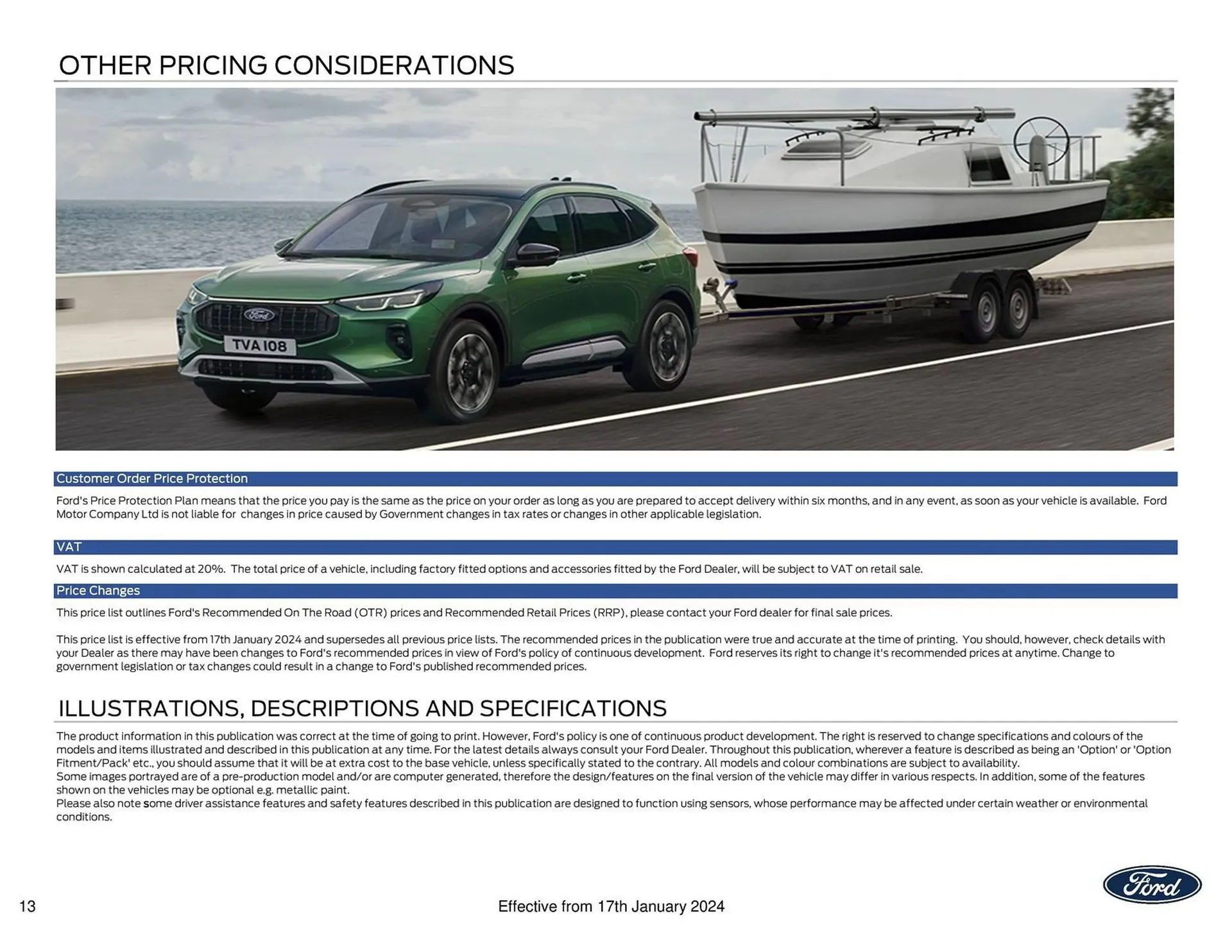 Ford leaflet from 1 March to 31 August 2024 - Catalogue Page 13