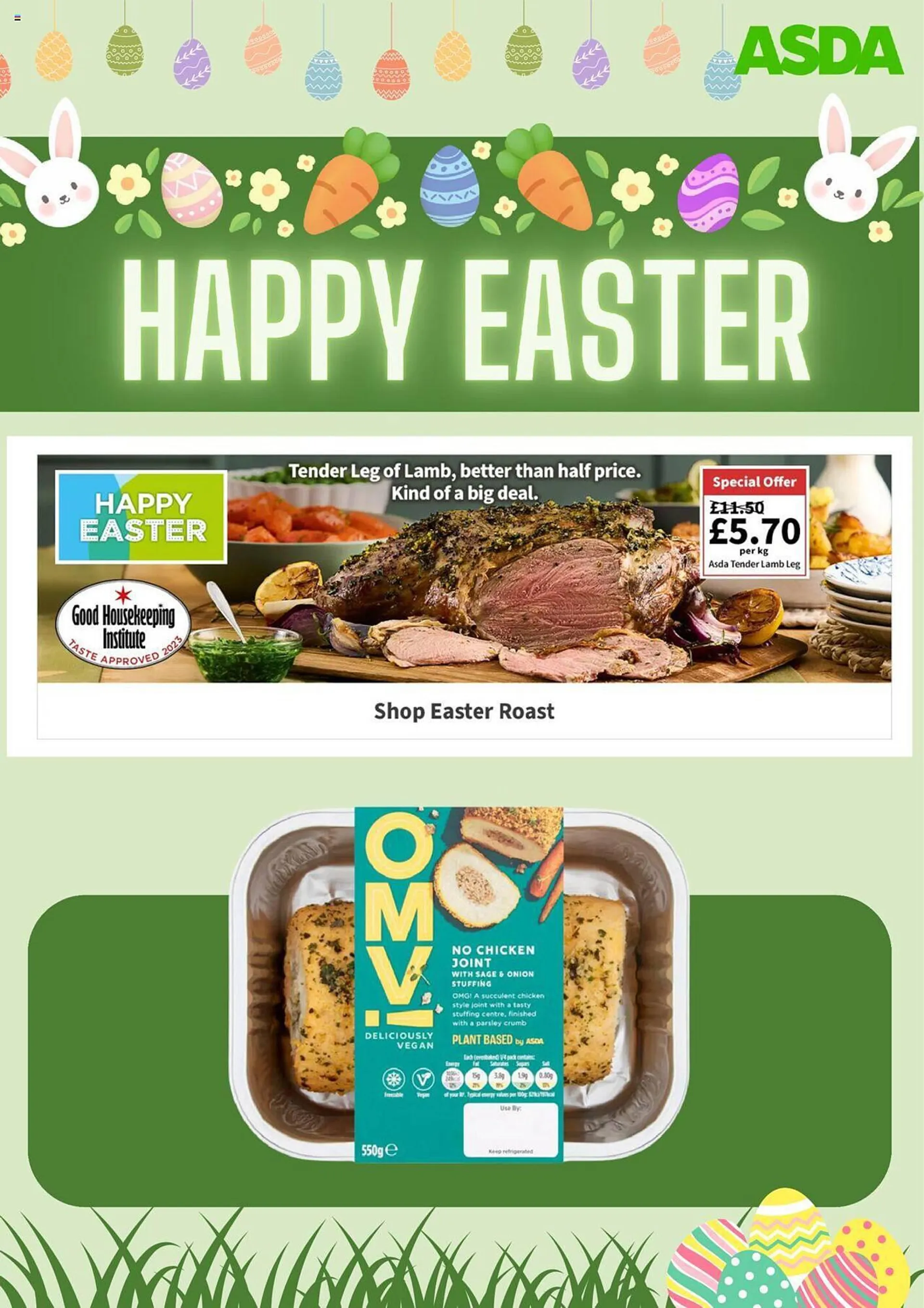 Asda leaflet from 26 March to 1 April 2024 - Catalogue Page 1