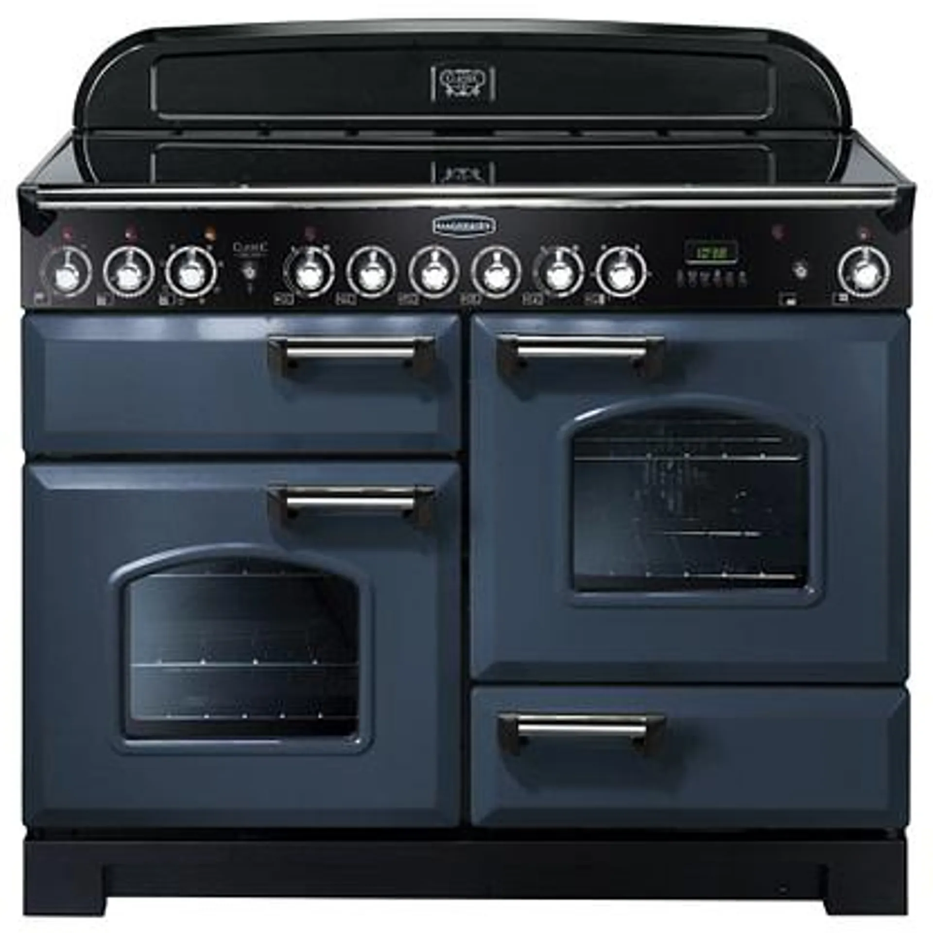 Rangemaster CDL110ECSB/C Classic Deluxe 110cm Ceramic Range Cooker 127360 – STONE BLUE