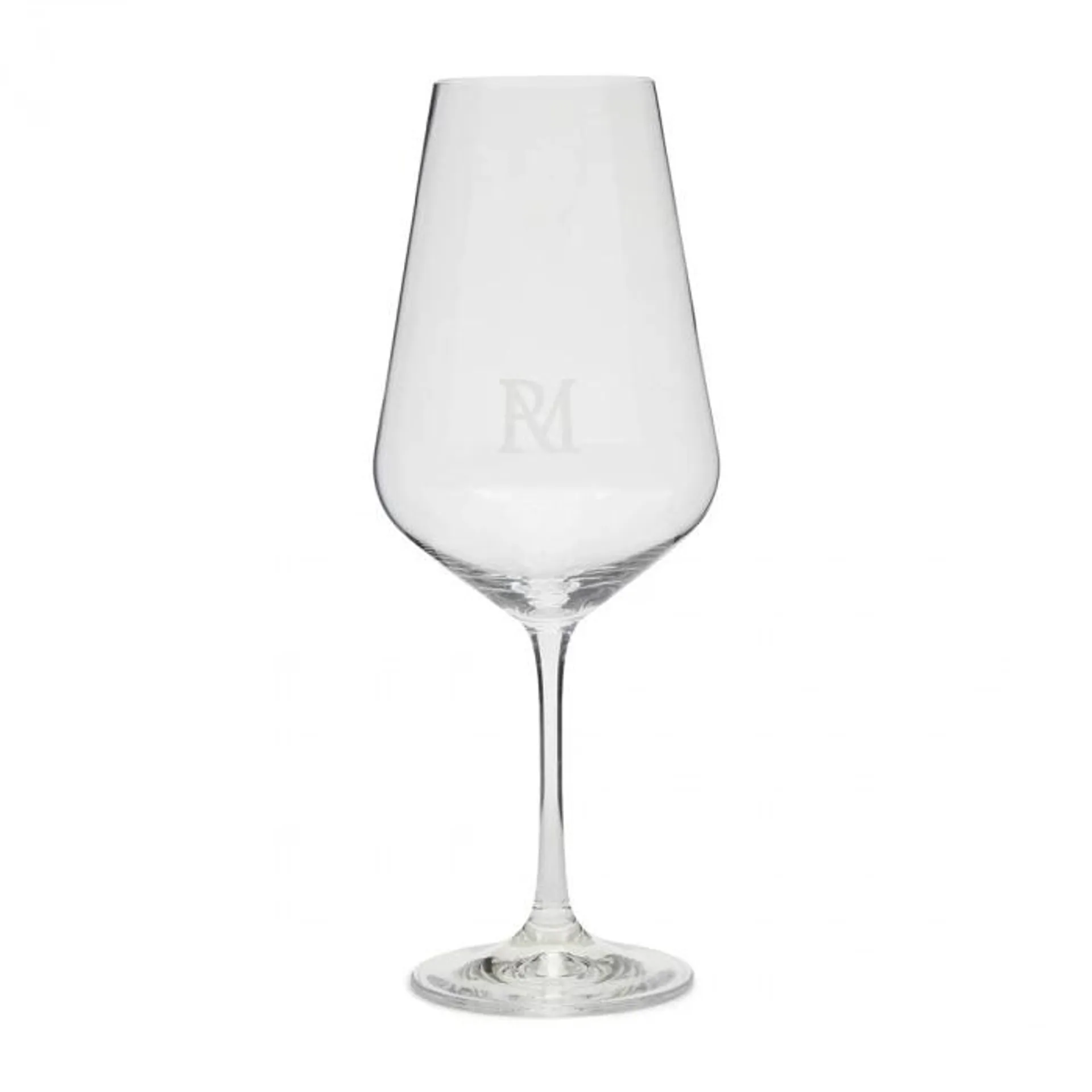 Wine glass Red RM Monogram