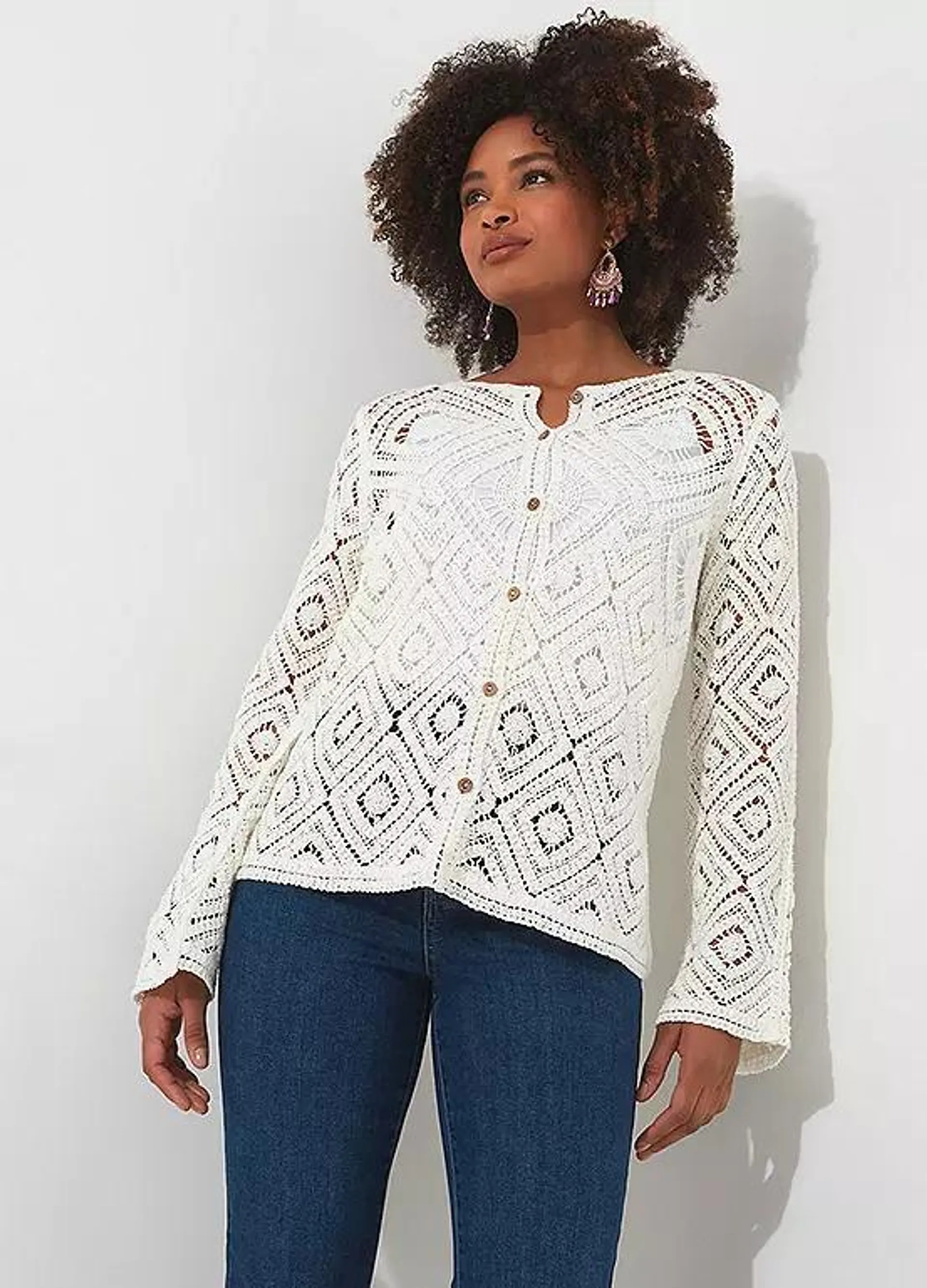 Joe Browns Marrakesh Crochet Cardigan