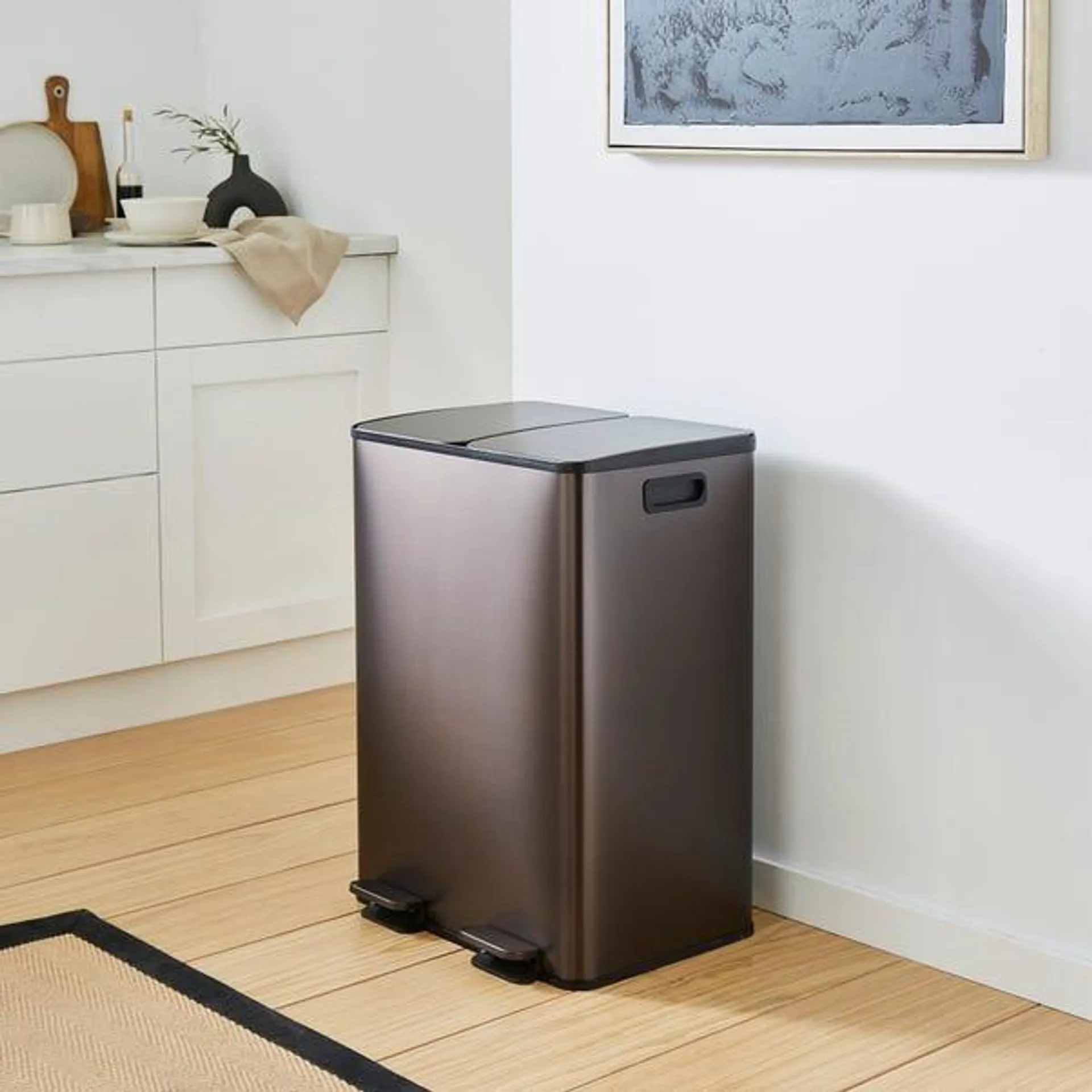 Curve 3030 Litre Stainless Steel Pedal Bin