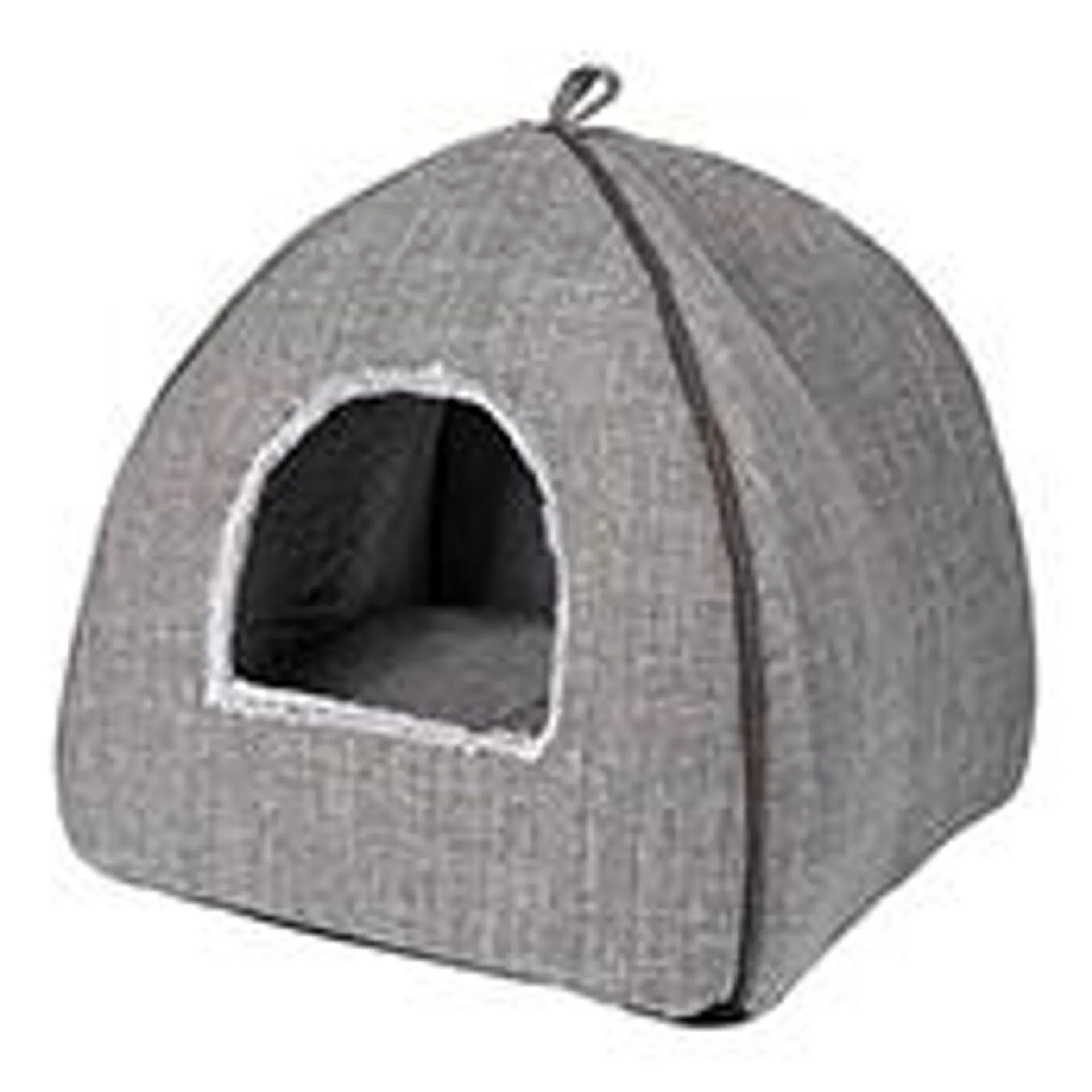 Pets at Home Luxury Igloo Cat Bed Grey