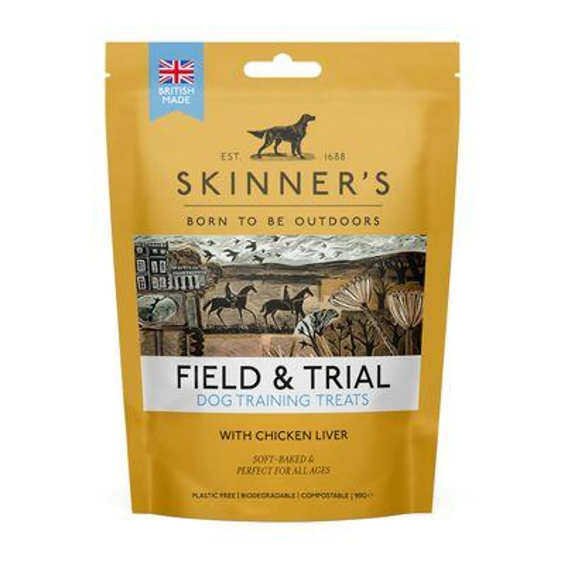 3 x 35g/90g Skinner's Field & Trial Dog Snacks - 2 + 1 Free!*