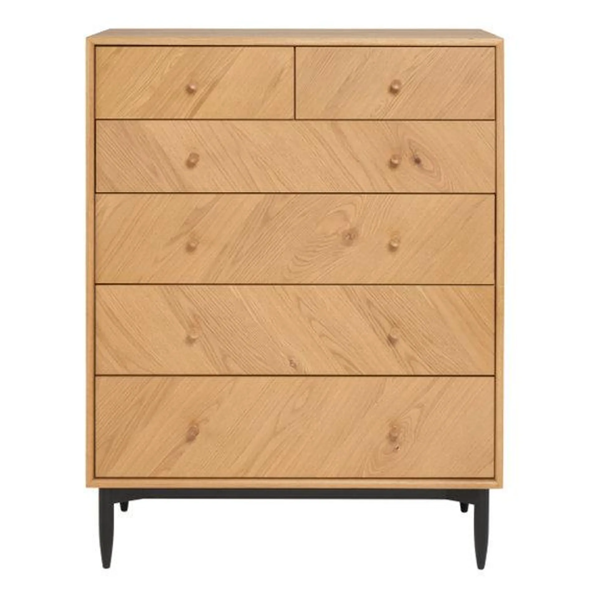 6 Drawer Chest in POBK