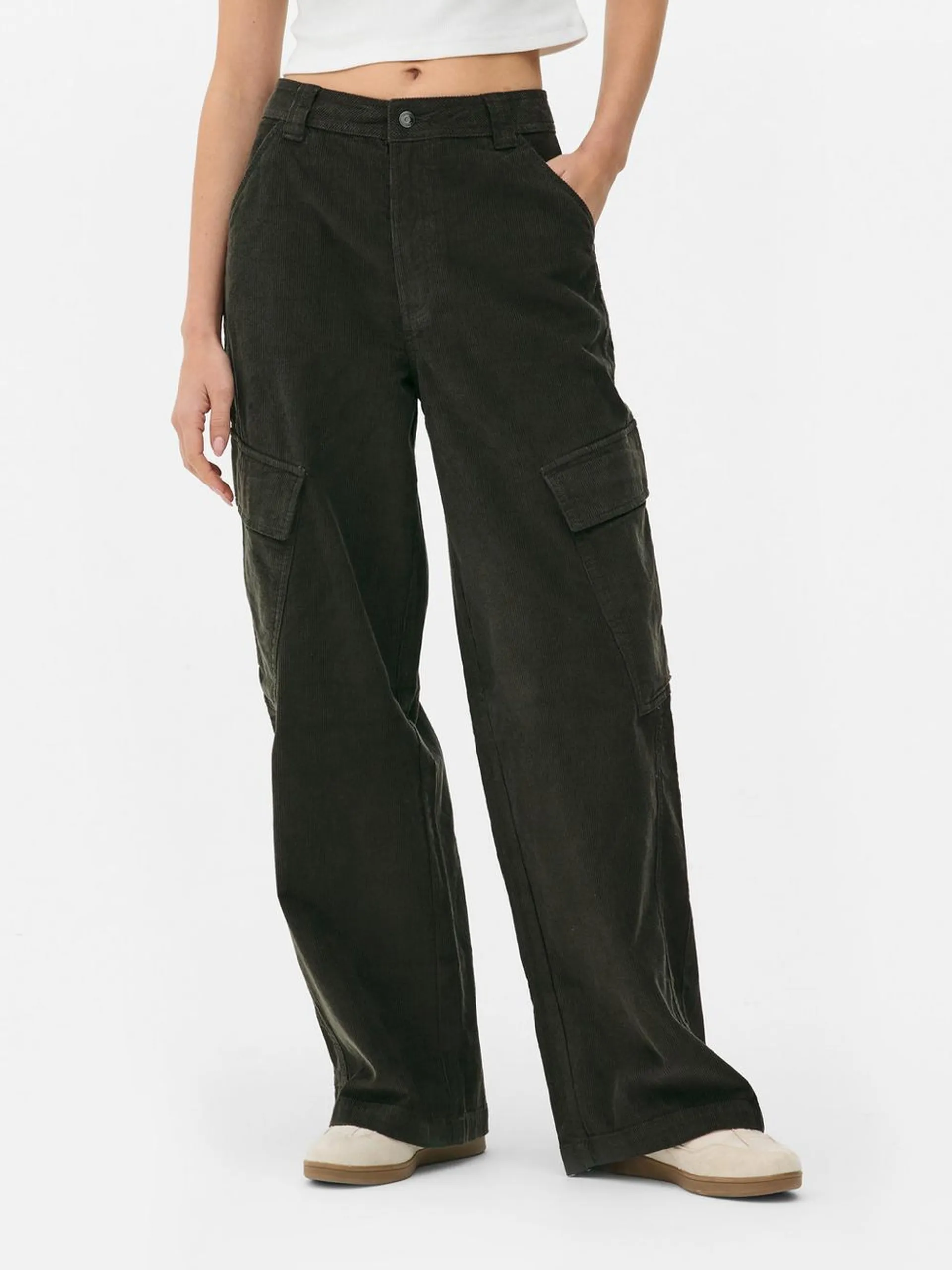 Corduroy Cargo Trousers