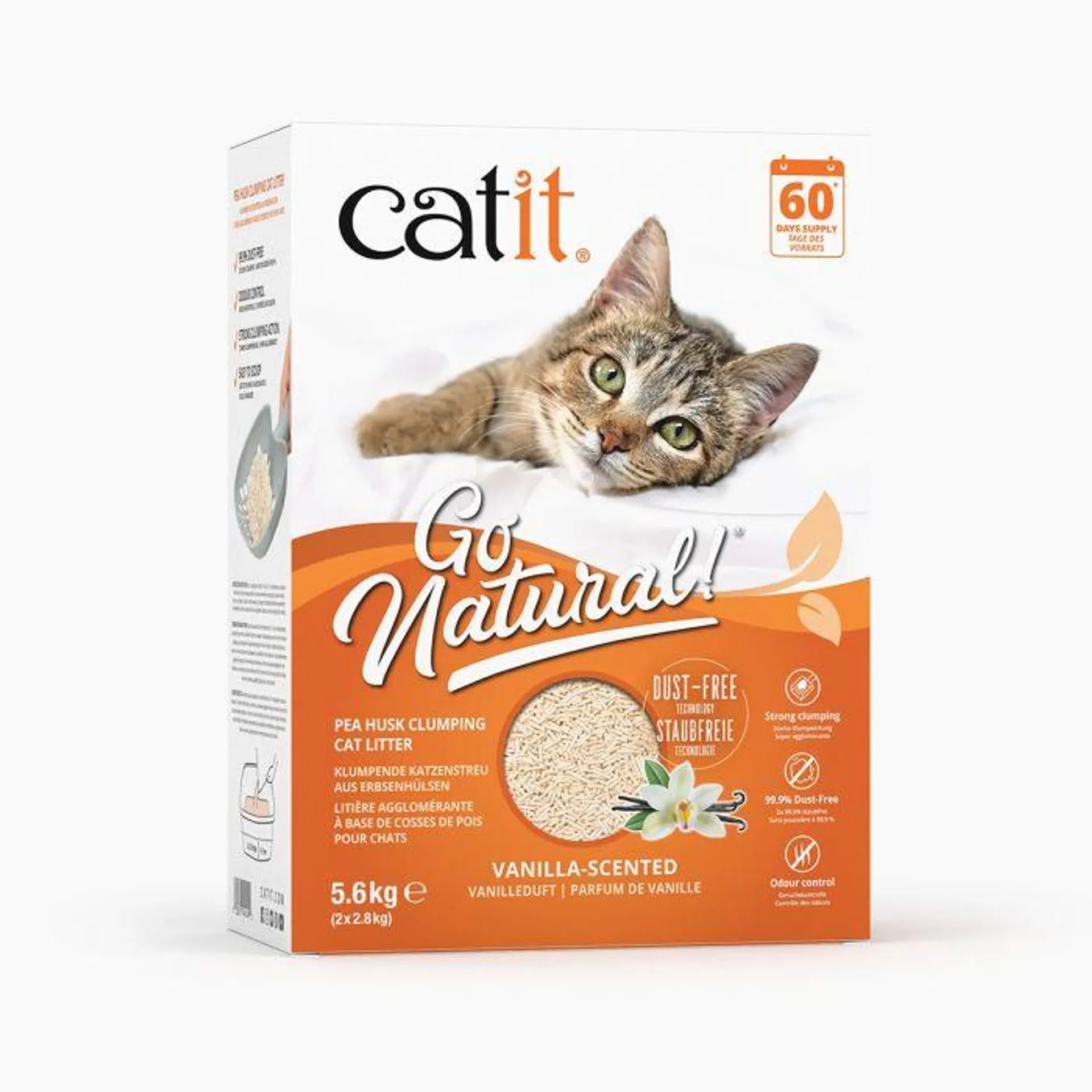 Catit Go Natural Pea Husk Litter Vanilla