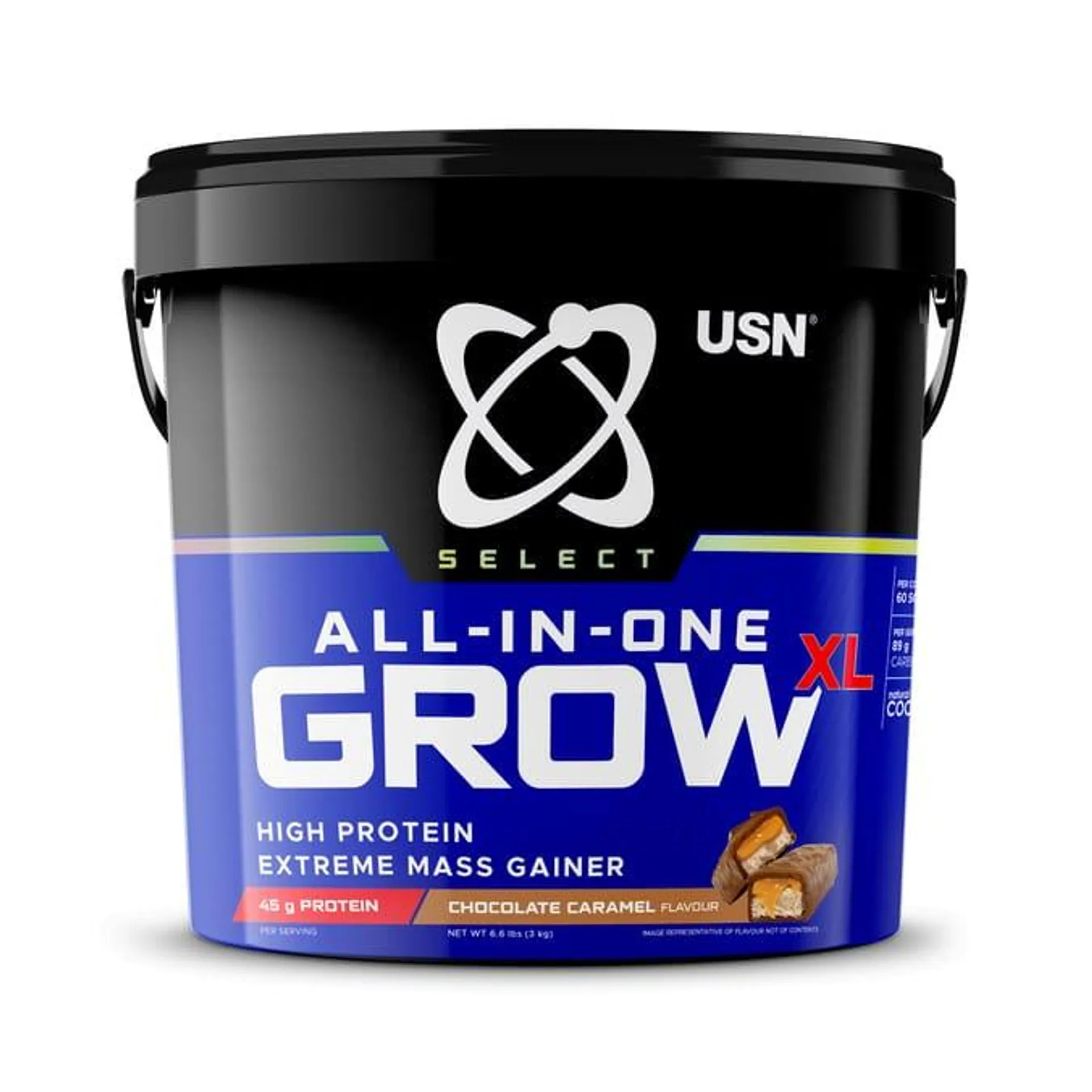 USN Select All-In-One Grow XL 3kg - Chocolate Caramel