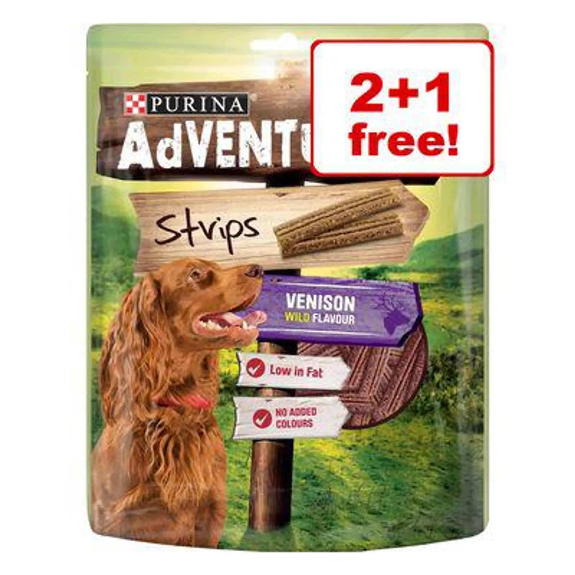 3 x PURINA Adventuros Dog Treats - 2 + 1 Free! *