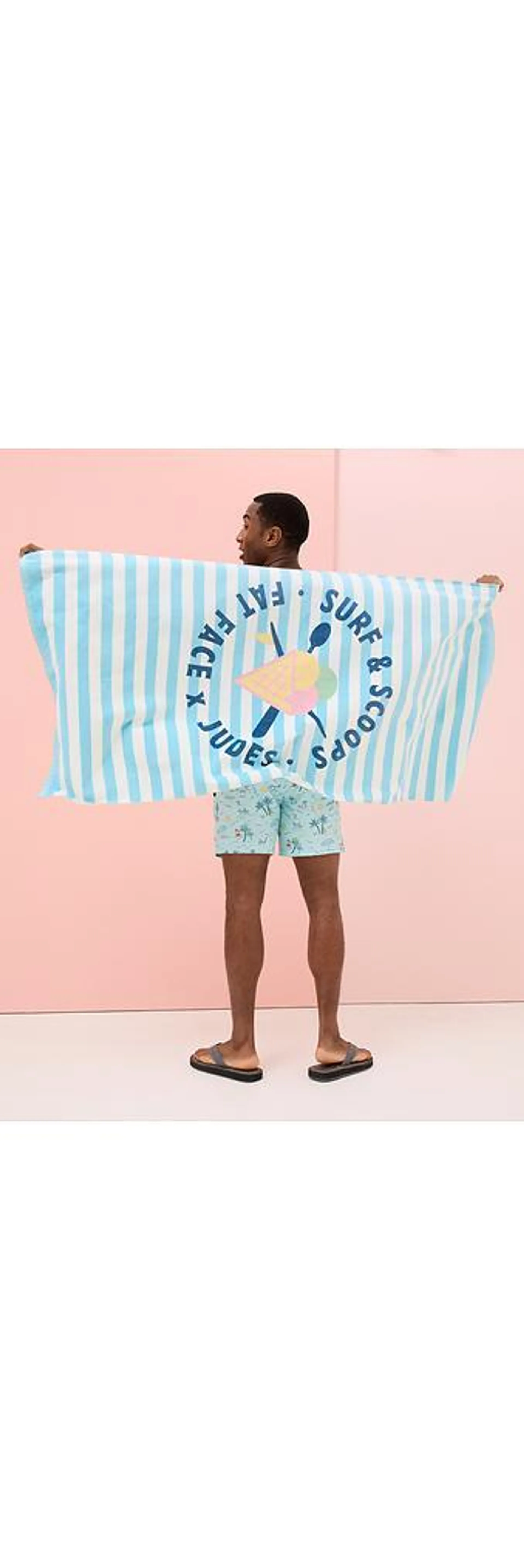 Jude's Stripe Beach Towel