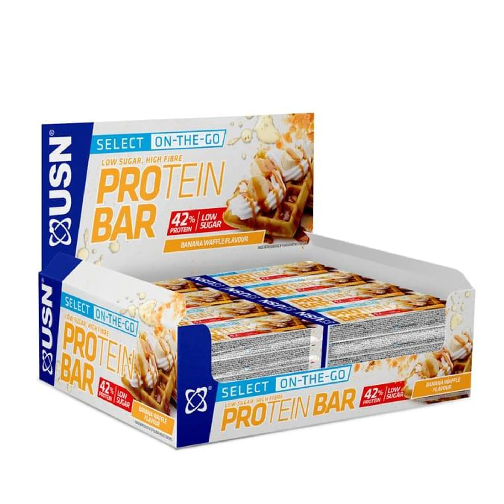 USN Select Protein Bar 24 Pack - Banana Waffle