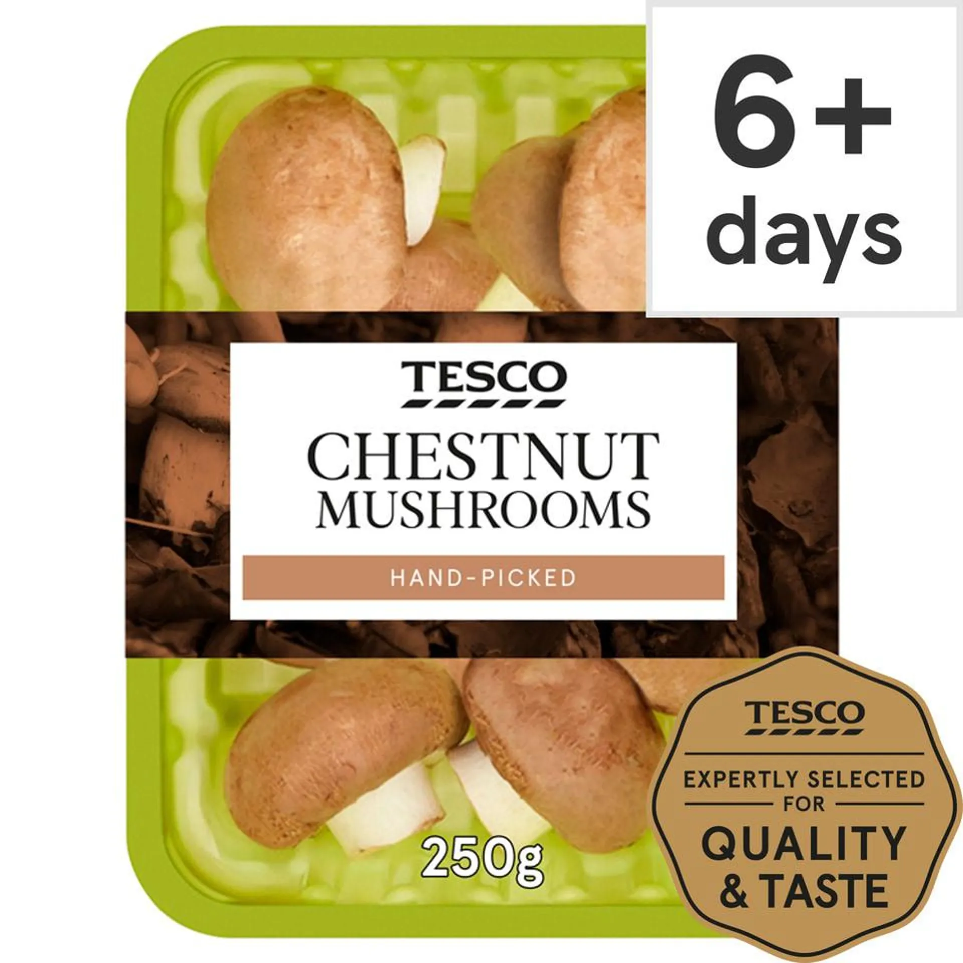 Tesco Chestnut Mushrooms 250G