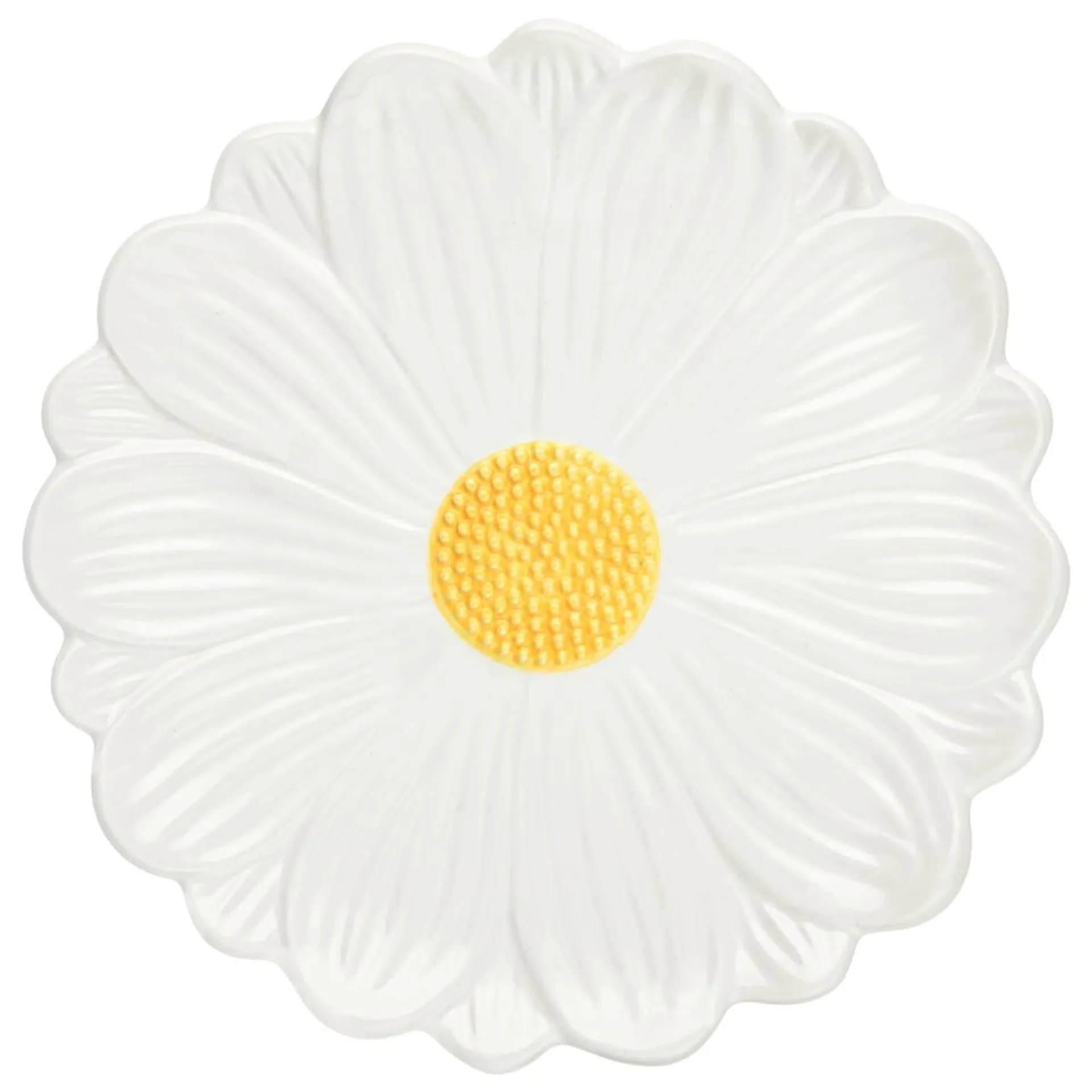 Natural Bloom Daisy Serving Plate