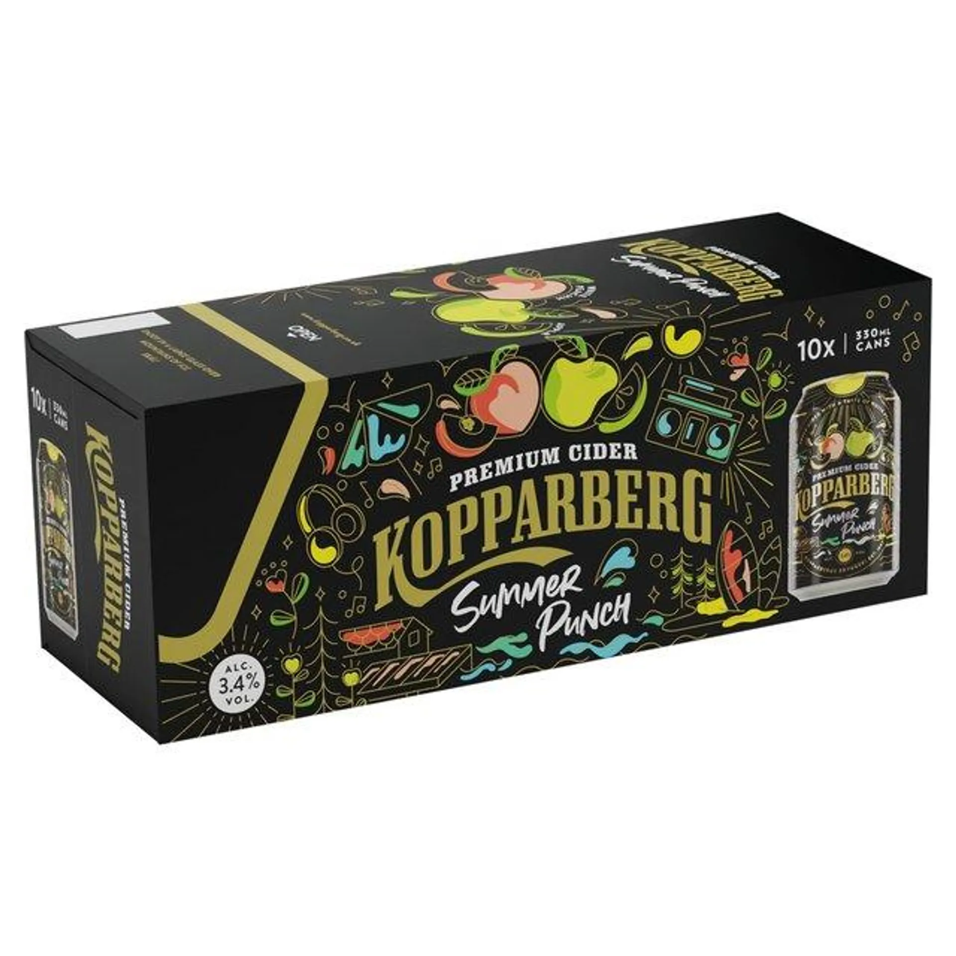 Kopparberg Summer Punch Cans 10 x 330ml