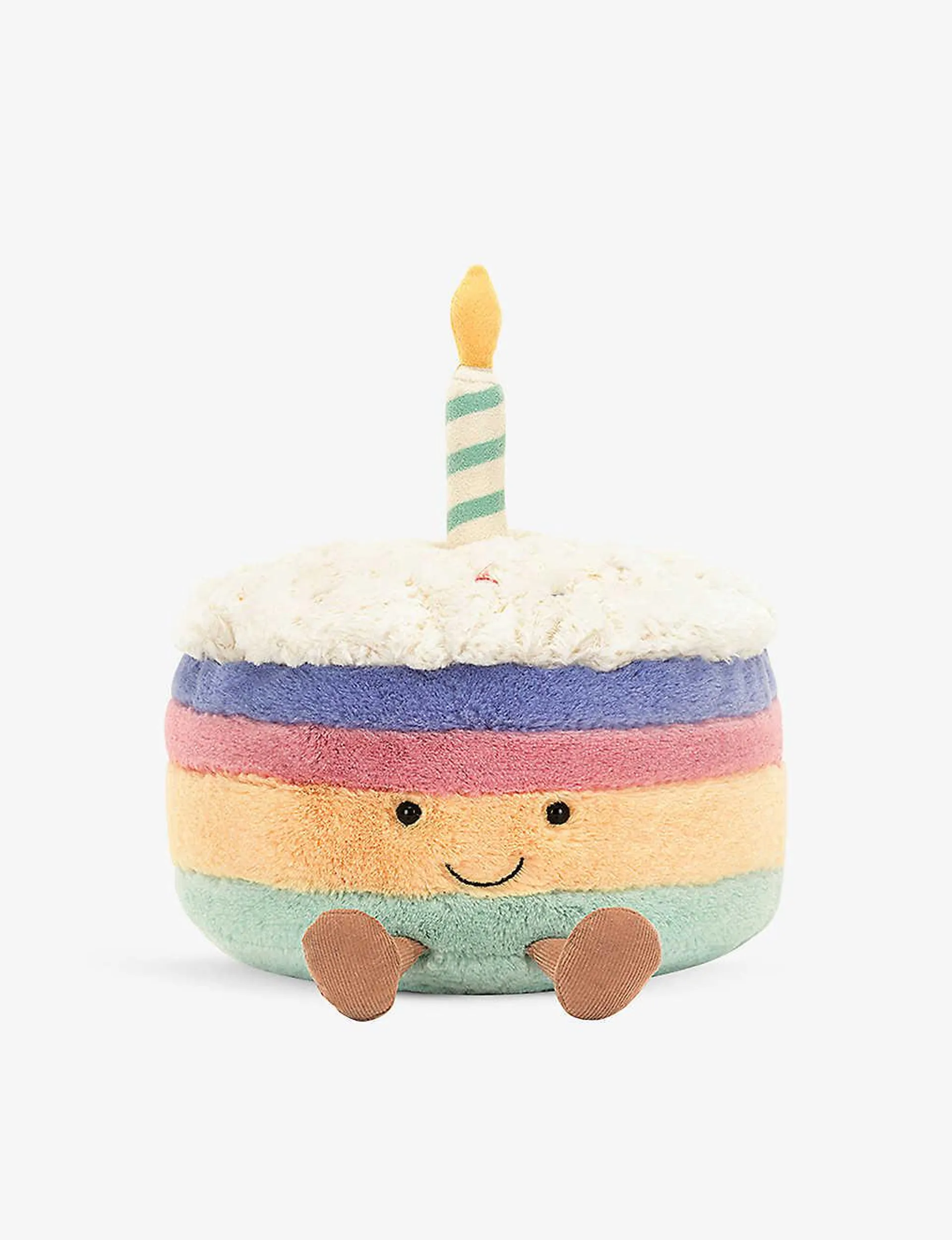 Amuseable Rainbow Birthday Cake soft toy 26cm