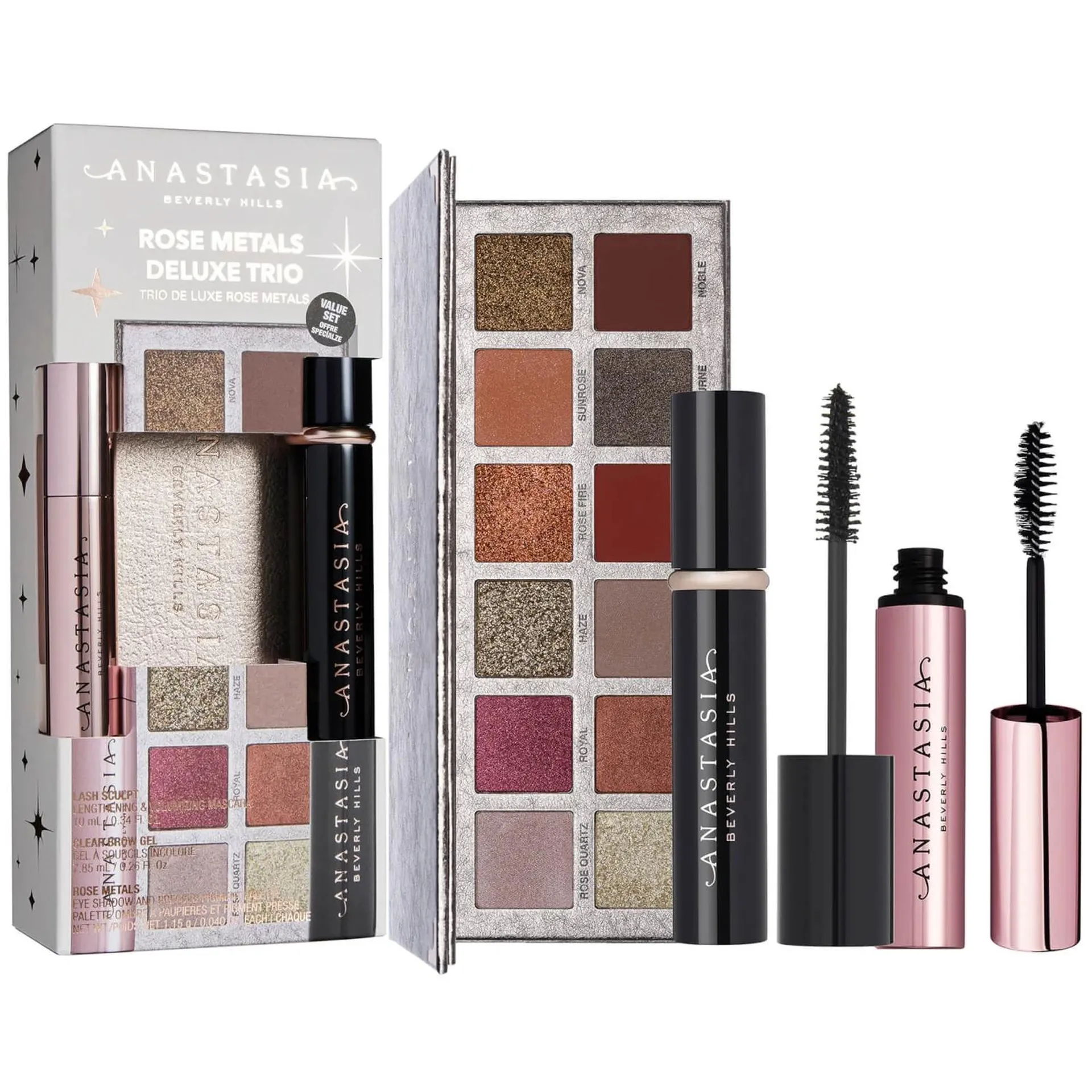 Anastasia Beverly Hills Rose Metals Deluxe Trio (Worth £97.00)