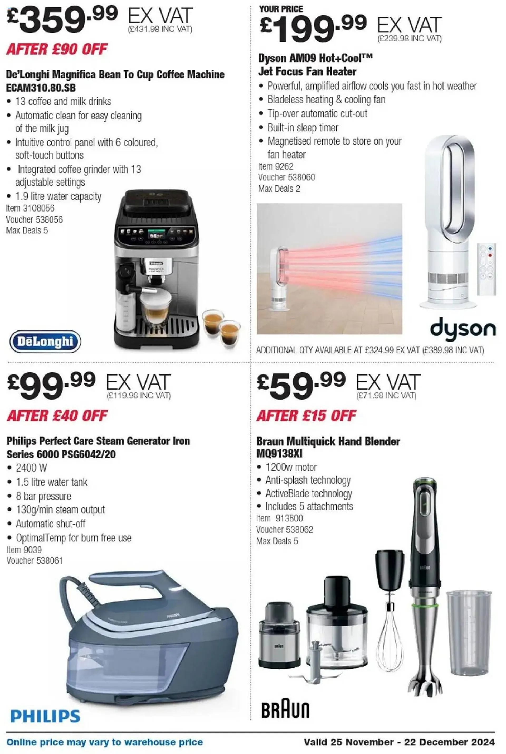 Costco leaflet from 25 November to 22 December 2024 - Catalogue Page 5