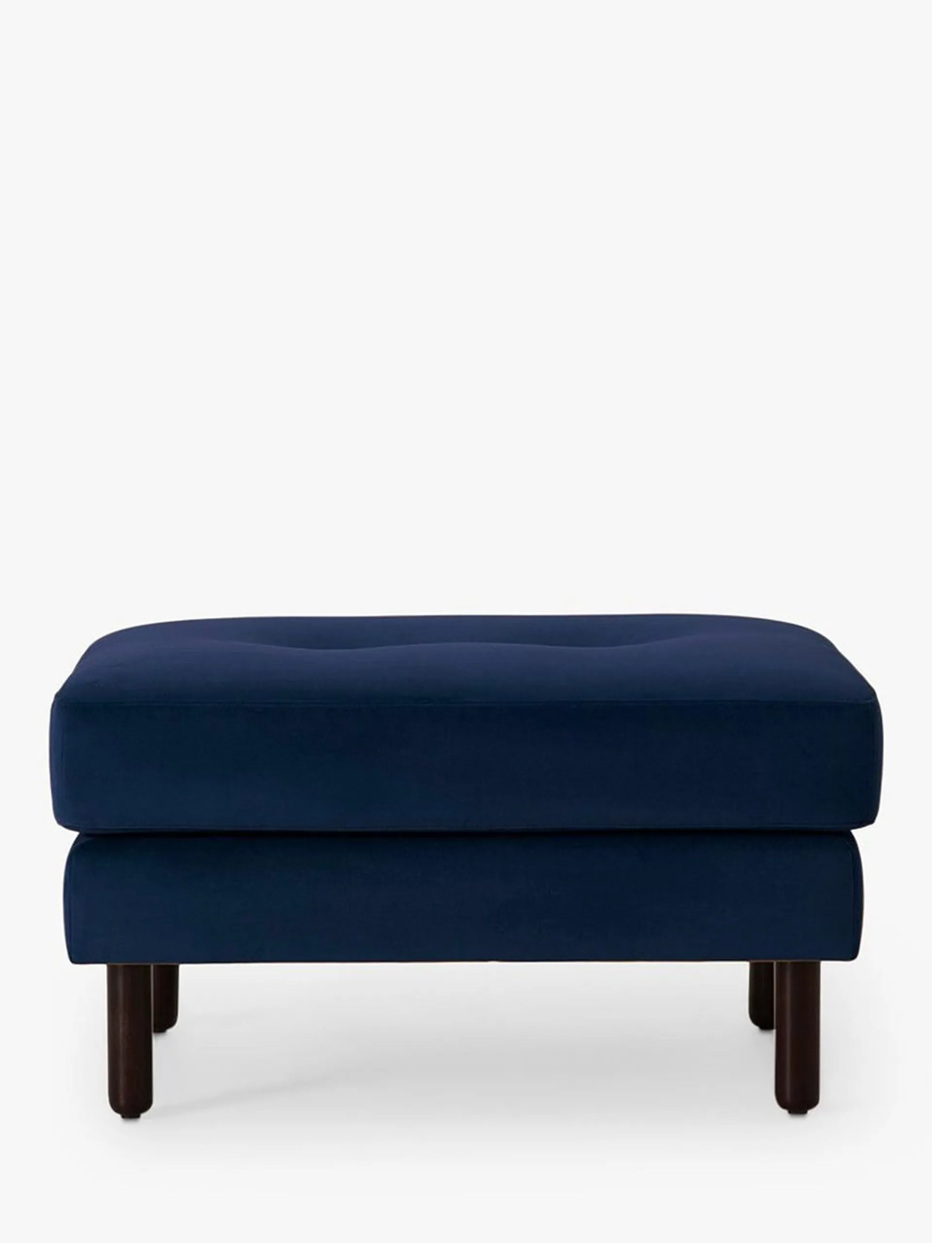 Swyft Model 04 Footstool, Dark Leg, Eco Velvet Indigo