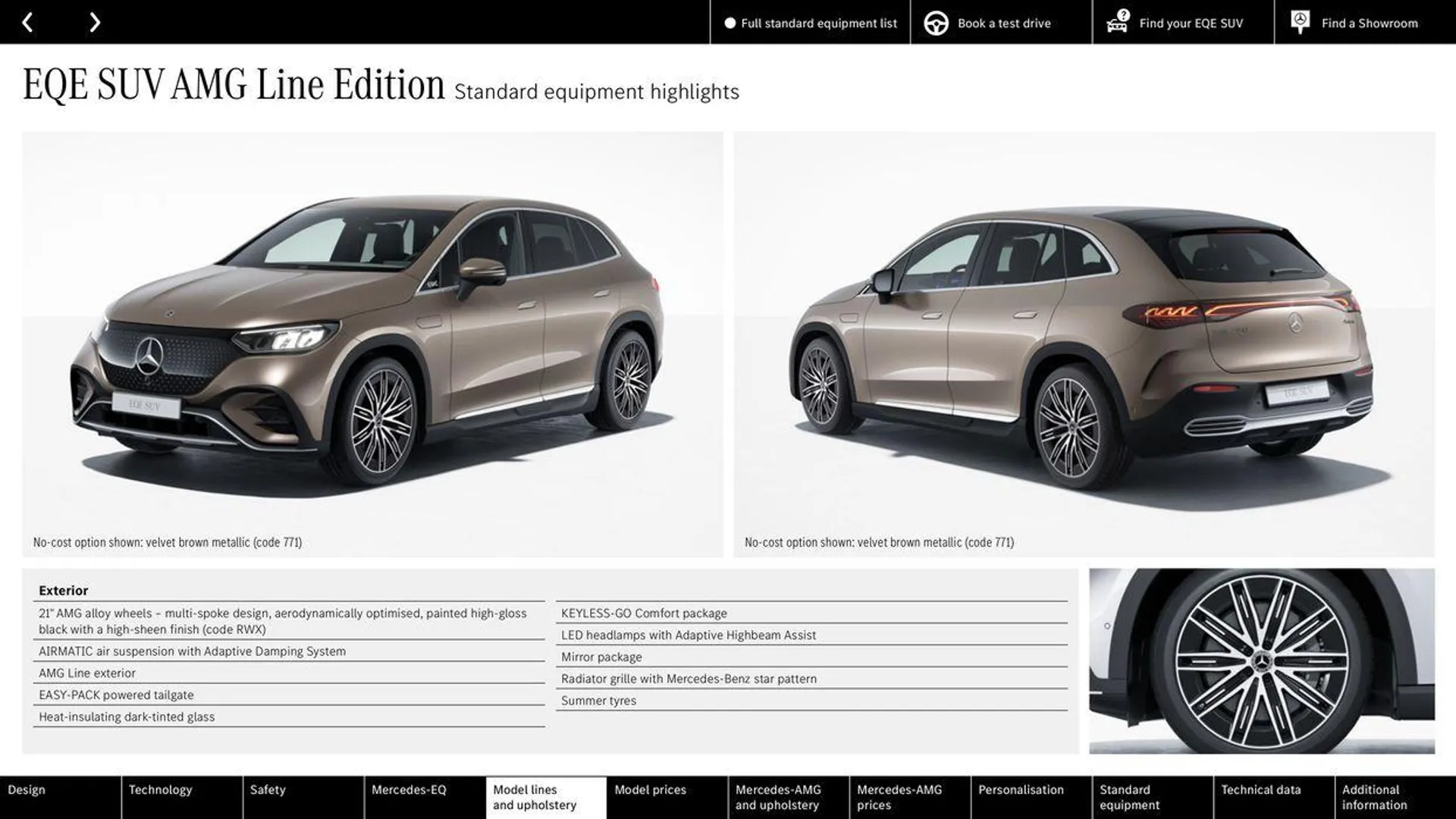 Mercedes Benz New EQE SUV from 14 May to 31 December 2024 - Catalogue Page 23