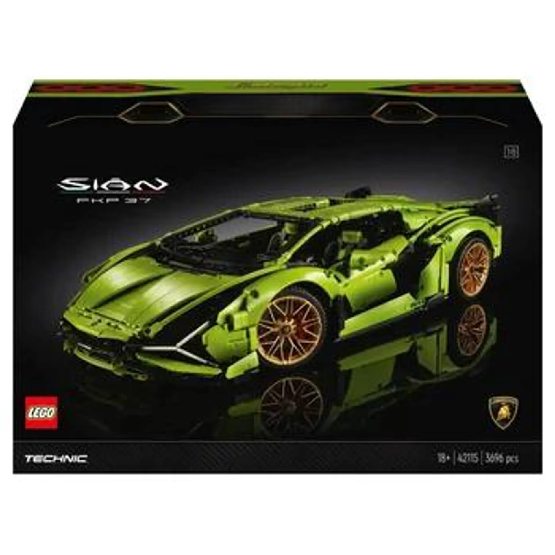 LEGO Technic 42115 Lamborghini Sián FKP 37 Car Model for Adults